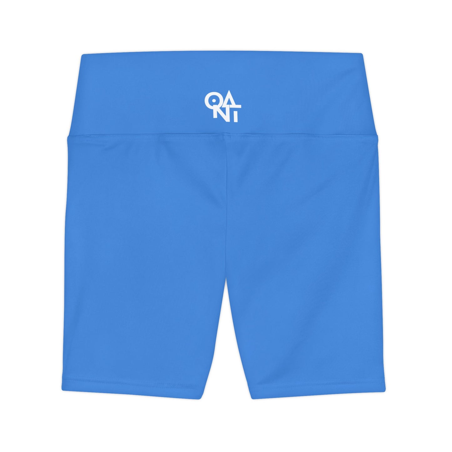 Women's Workout Shorts - Bright Sky Blue Sports Bra for Fitness Enthusiasts and Gym Goers