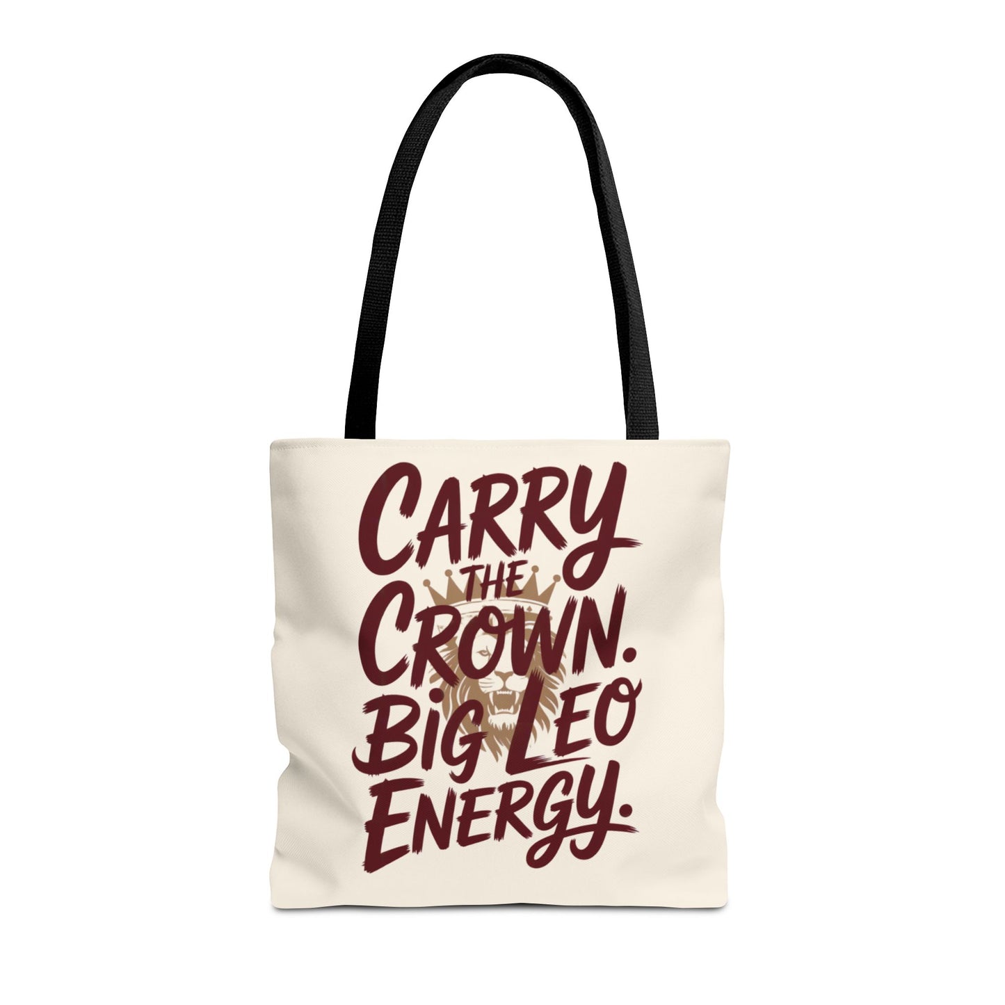 Carry the Crown – Big Leo Energy Tote Bag | Bold Astrology Gift | ONAT LEO Collection