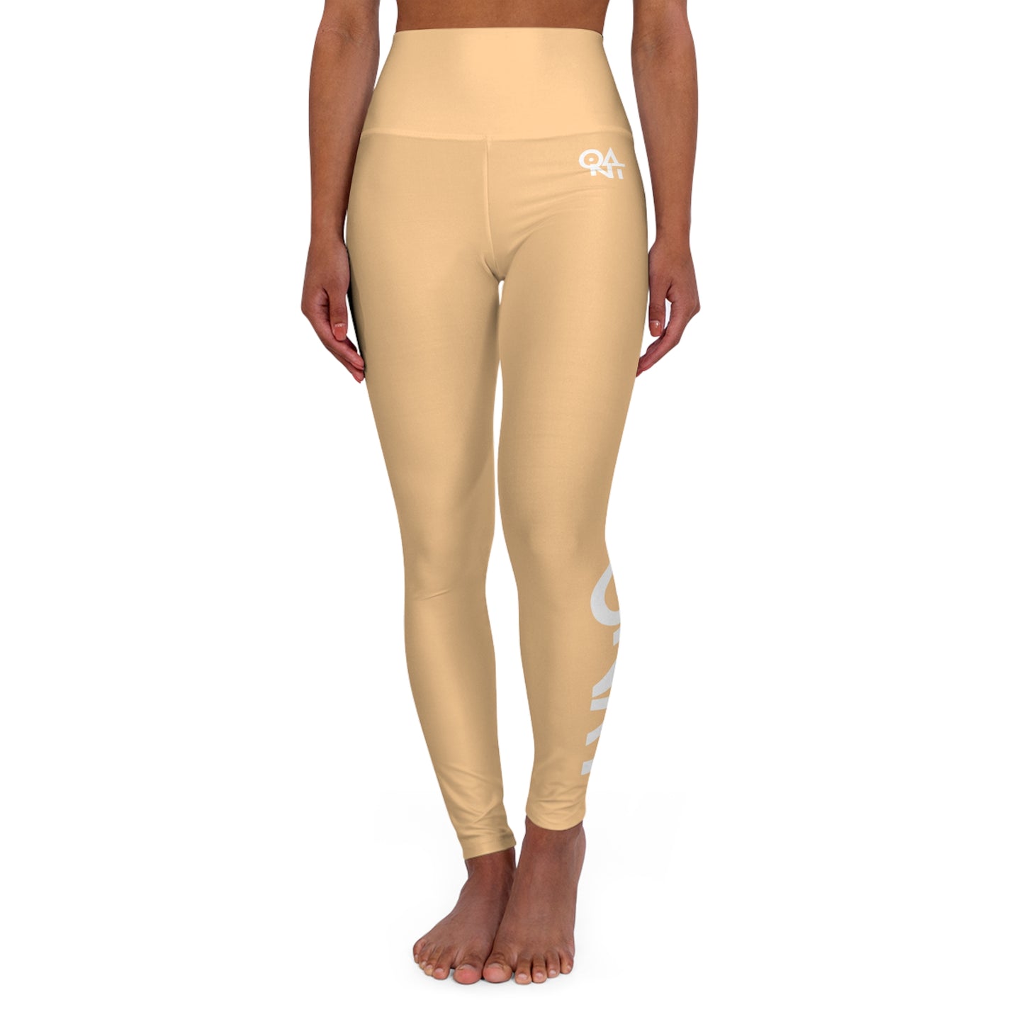 ONAT High Waisted Yoga Leggings – Sunshine Gold Activewear for Yoga, Fitness & Everyday Comfort