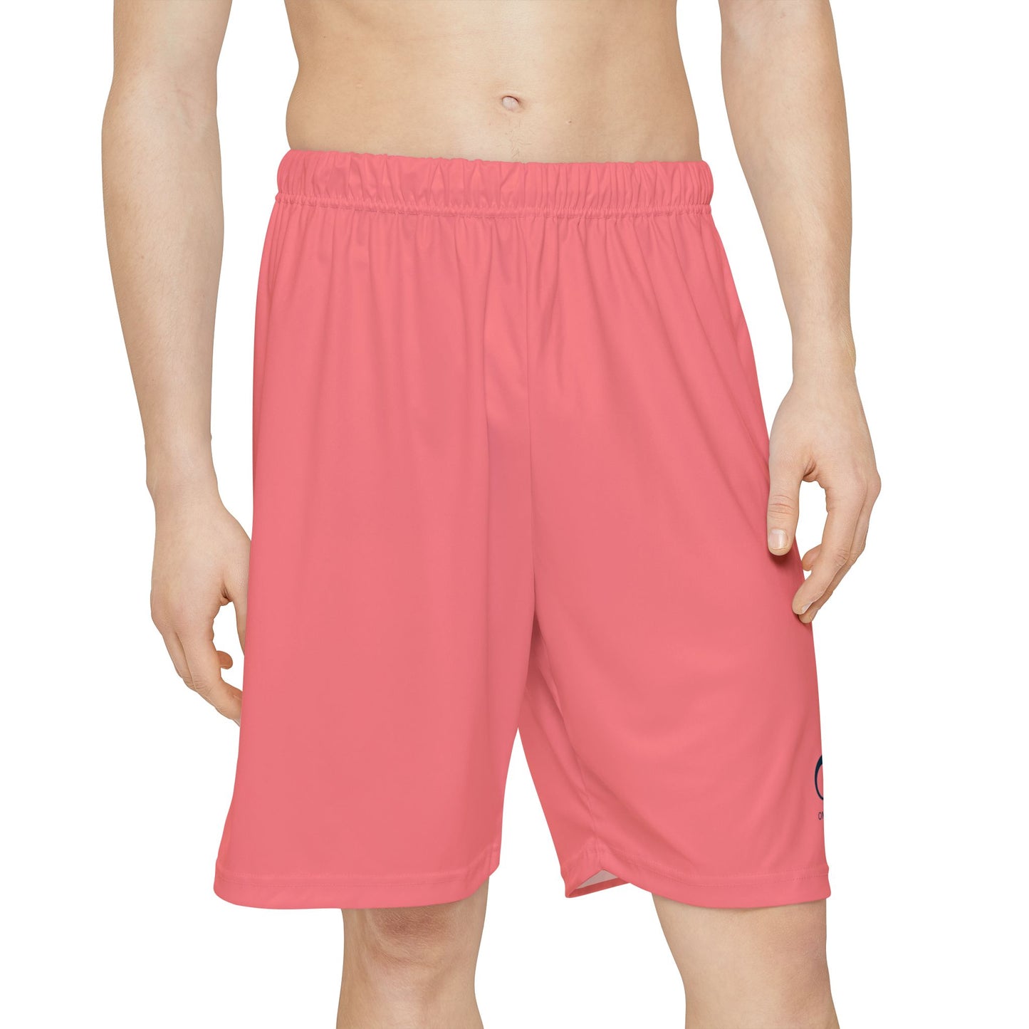 Men’s Sports Shorts-One In A Trillion | Midnight Navy, Blue Calm & Coral Love Apparel Collection – Unisex, Mix & Match