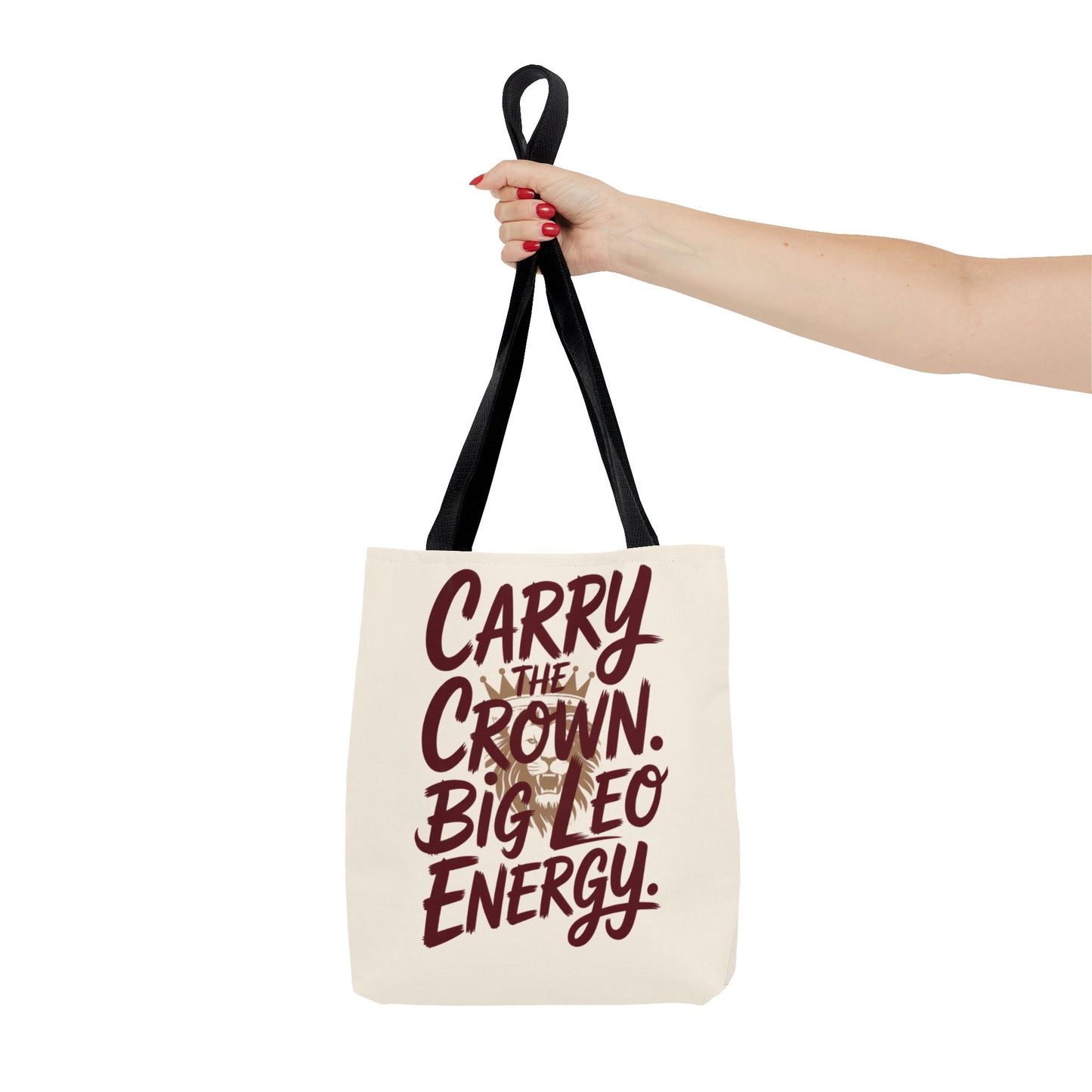 Carry the Crown – Big Leo Energy Tote Bag | Bold Astrology Gift | ONAT LEO Collection