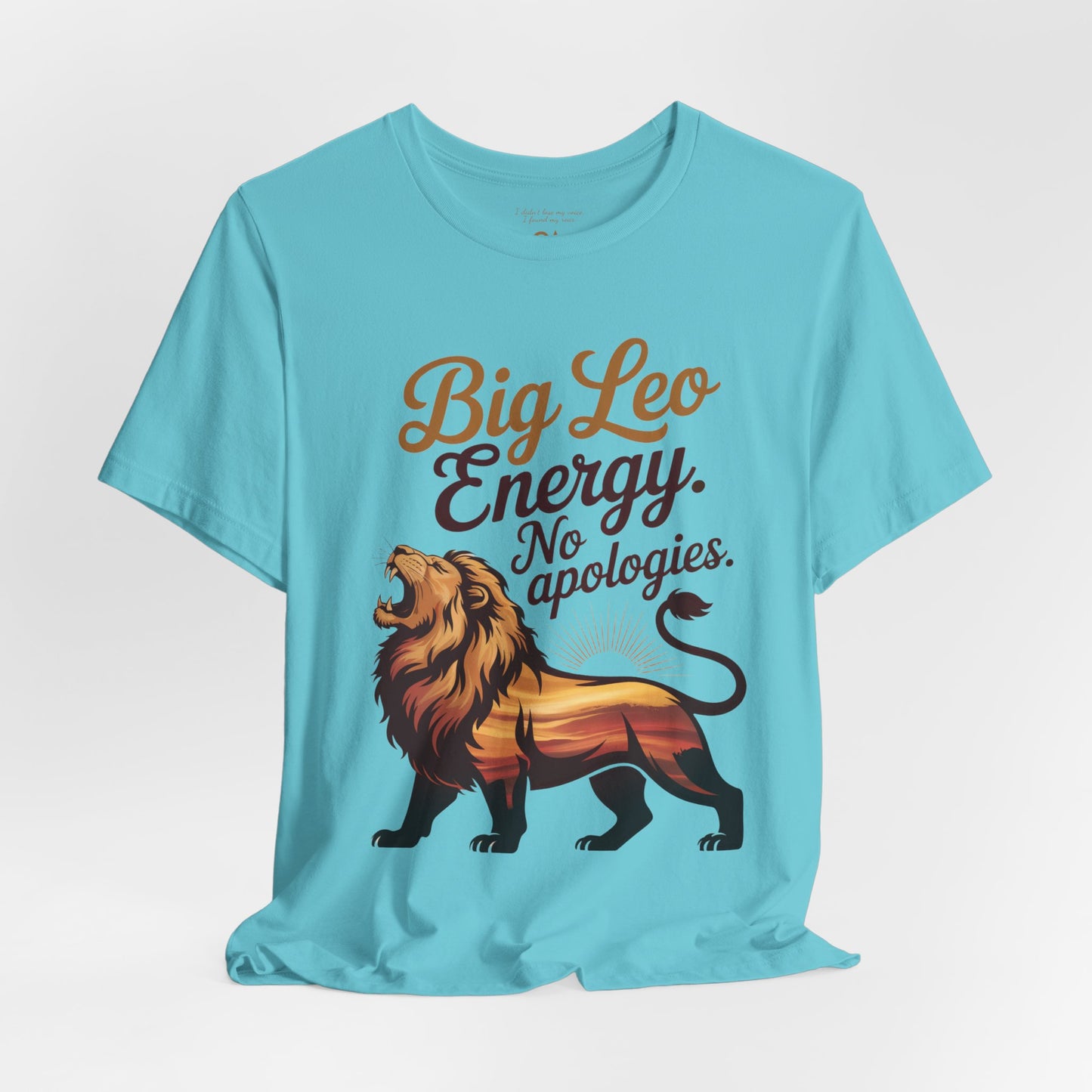 Big Leo Energy Shirt – Bold Astrology Tee for Confident Leos | ONAT Zodiac Collection