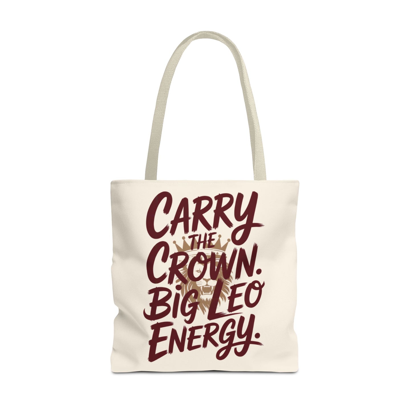 Carry the Crown – Big Leo Energy Tote Bag | Bold Astrology Gift | ONAT LEO Collection