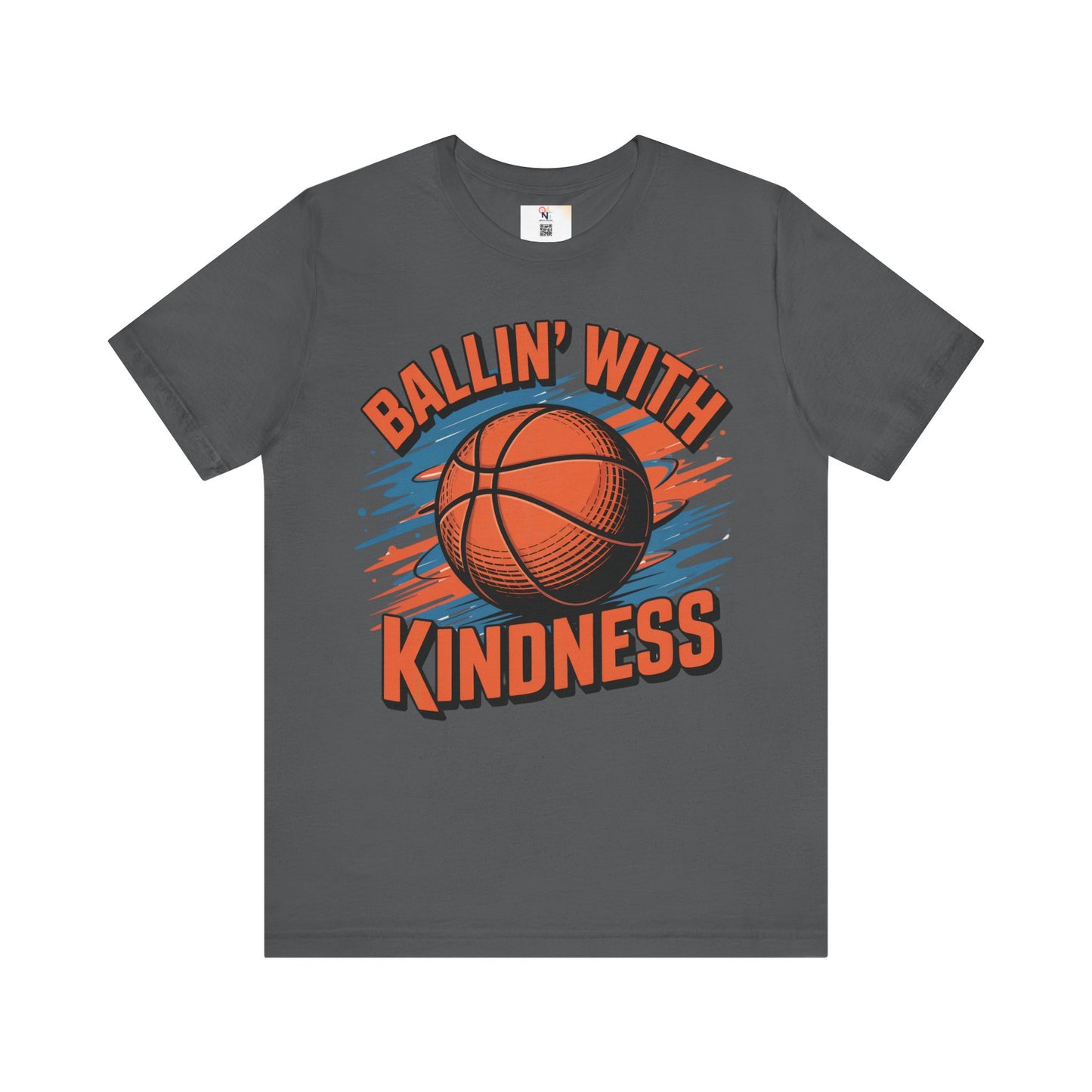 Ballin' with Kindness Unisex T-Shirt, Motivational Basketball Tee