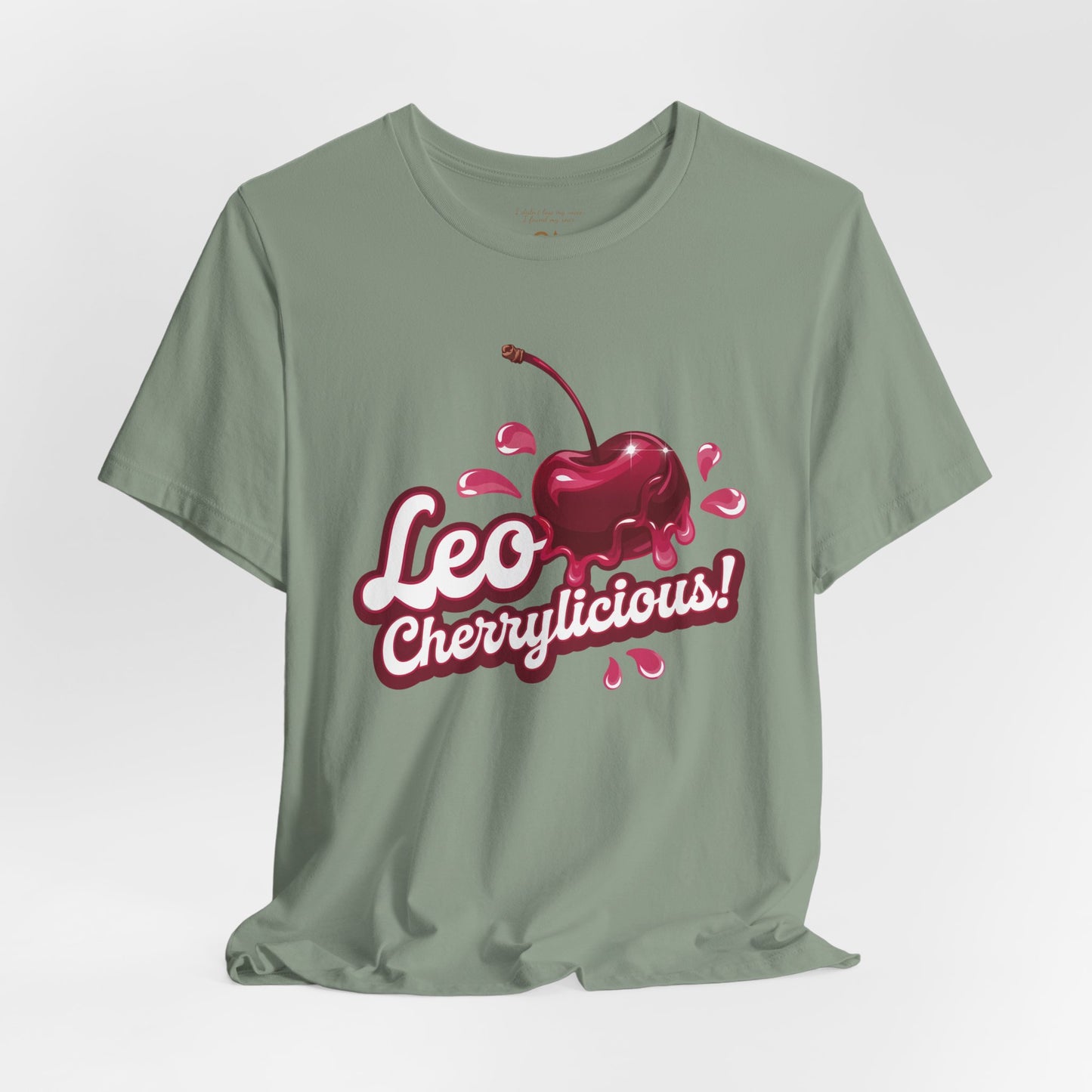 Leo Cherrylicious! – Retro Leo T-Shirt, Mug, Tote & Tumbler | Juicy Zodiac Gift Collection | ONATwear