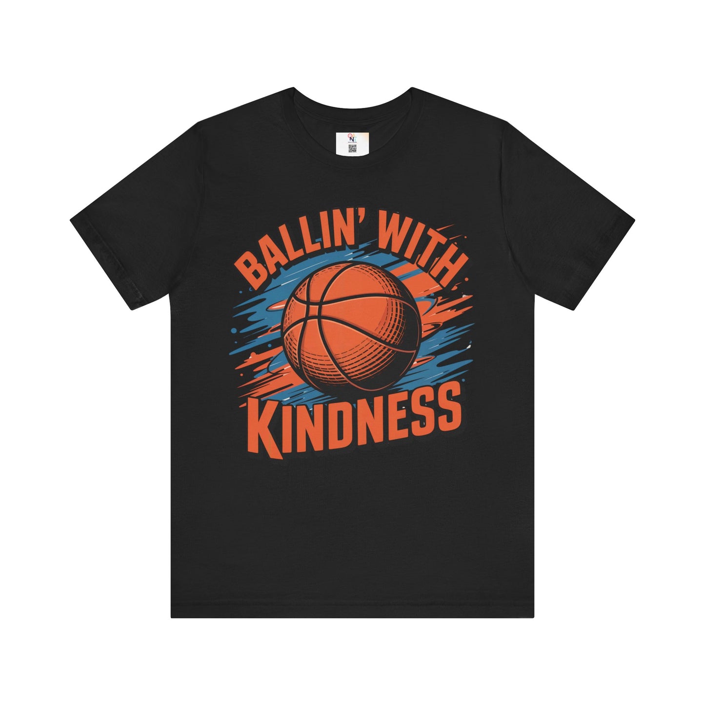 Ballin' with Kindness Unisex T-Shirt, Motivational Basketball Tee