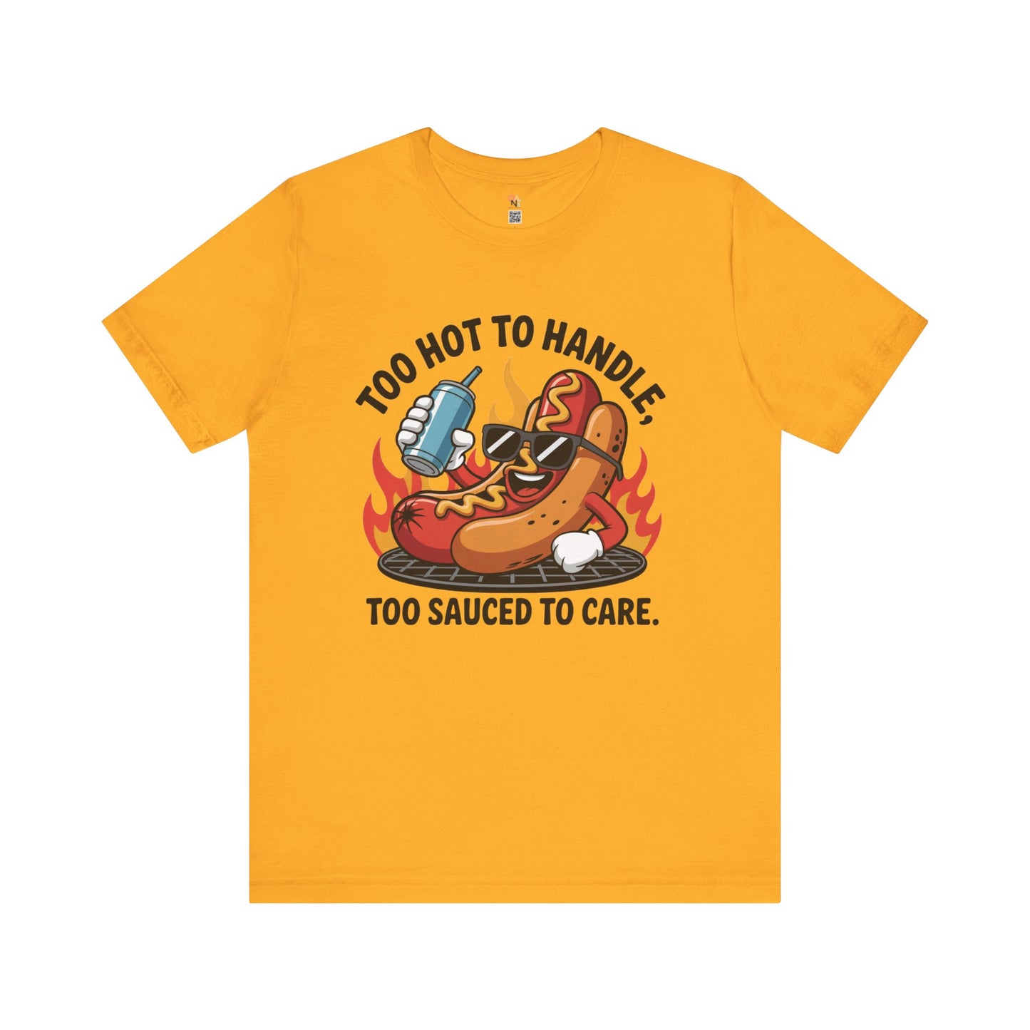 Funny BBQ Hot Dog T-Shirt – Casual Summer Foodie Gift for Cookouts & BBQ Lovers