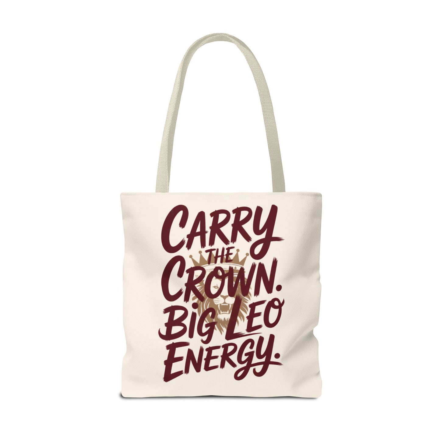 Carry the Crown – Big Leo Energy Tote Bag | Bold Astrology Gift | ONAT LEO Collection