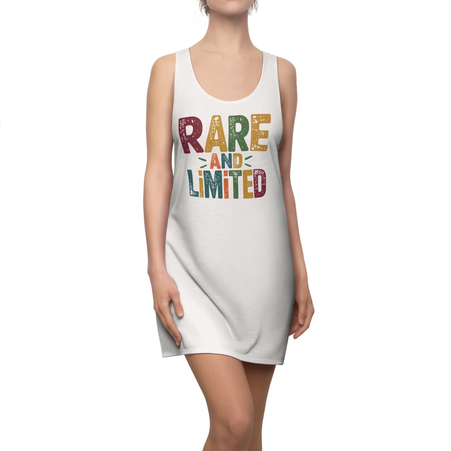 Racerback Dress - Rare and Limited Ivory Cream Statement Design