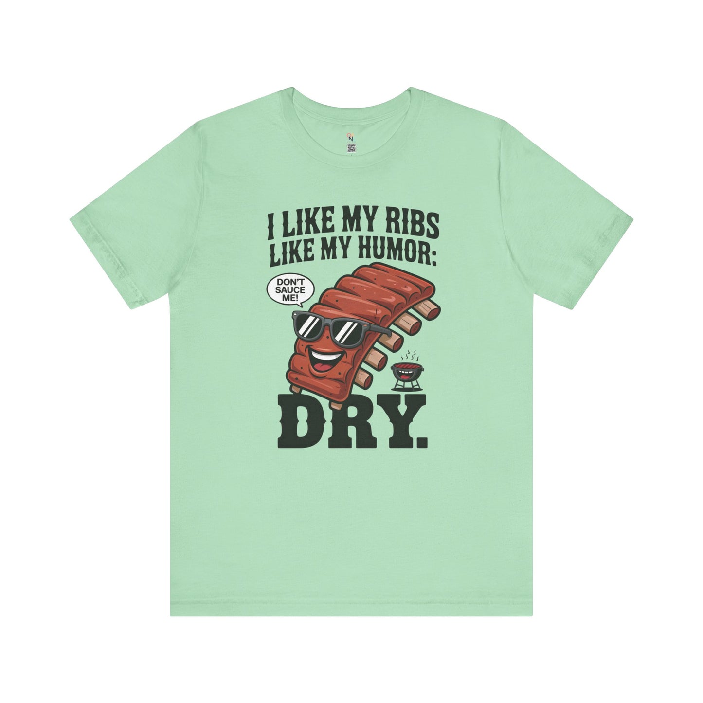 Funny BBQ Ribs Humor T-Shirt – Unisex Summer Grill Master Tee for Foodies & Parties