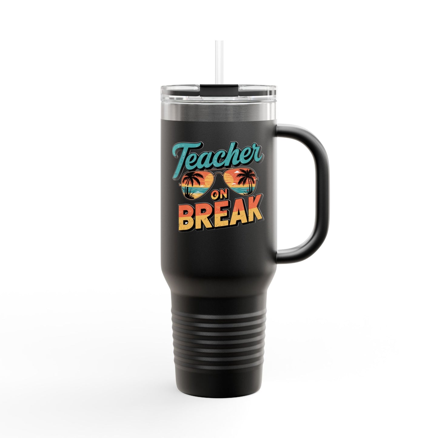Teacher Life 40oz Travel Mug – Summer Vibes & Back to School Ready!