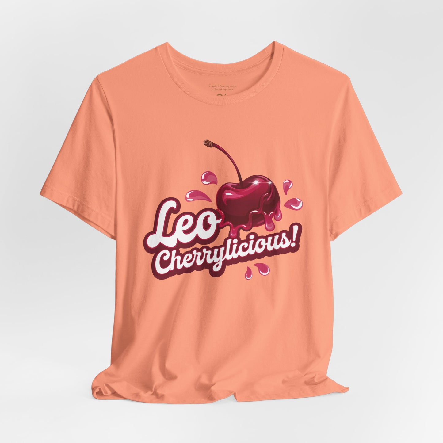 Leo Cherrylicious! – Retro Leo T-Shirt, Mug, Tote & Tumbler | Juicy Zodiac Gift Collection | ONATwear