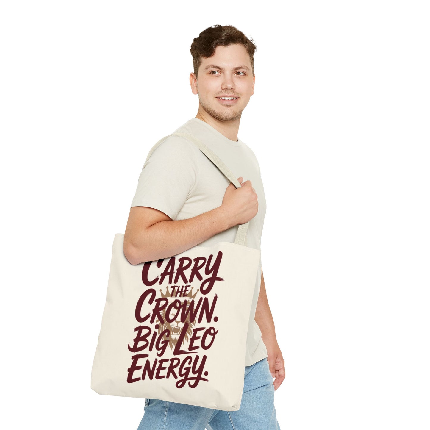 Carry the Crown – Big Leo Energy Tote Bag | Bold Astrology Gift | ONAT LEO Collection