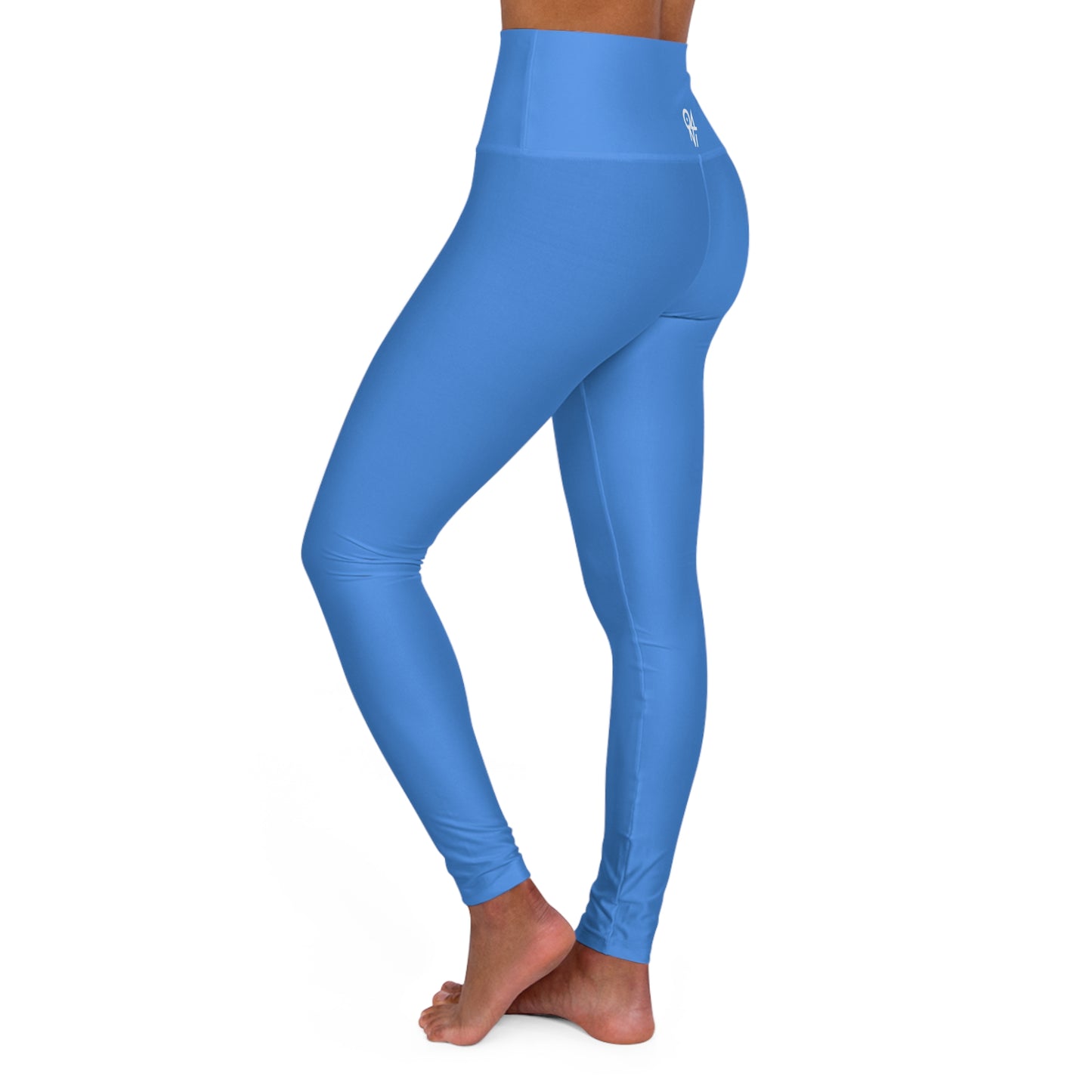 Yoga Leggings - Electric Blue Sports Bra - Bold and Modern Activewear for Fitness Enthusiasts