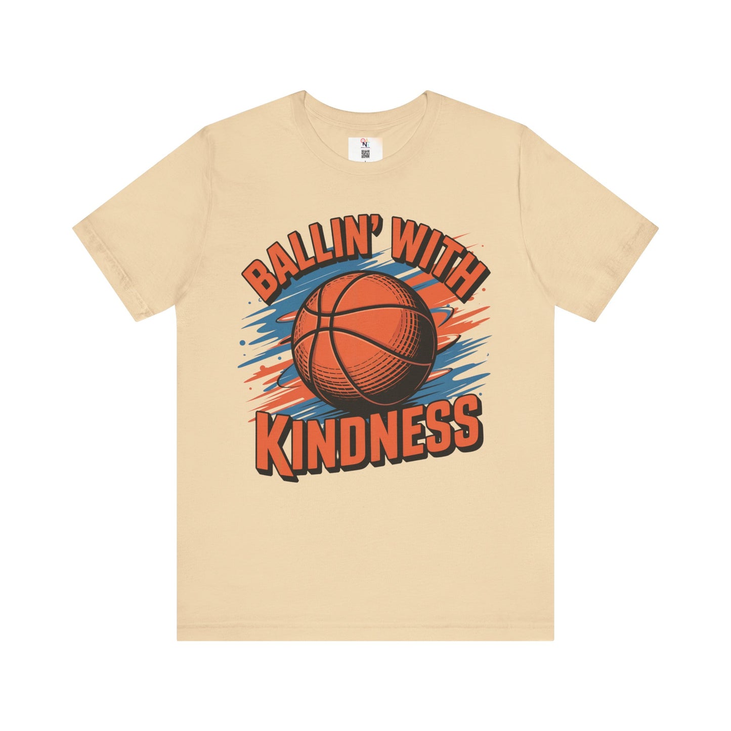 Ballin' with Kindness Unisex T-Shirt, Motivational Basketball Tee