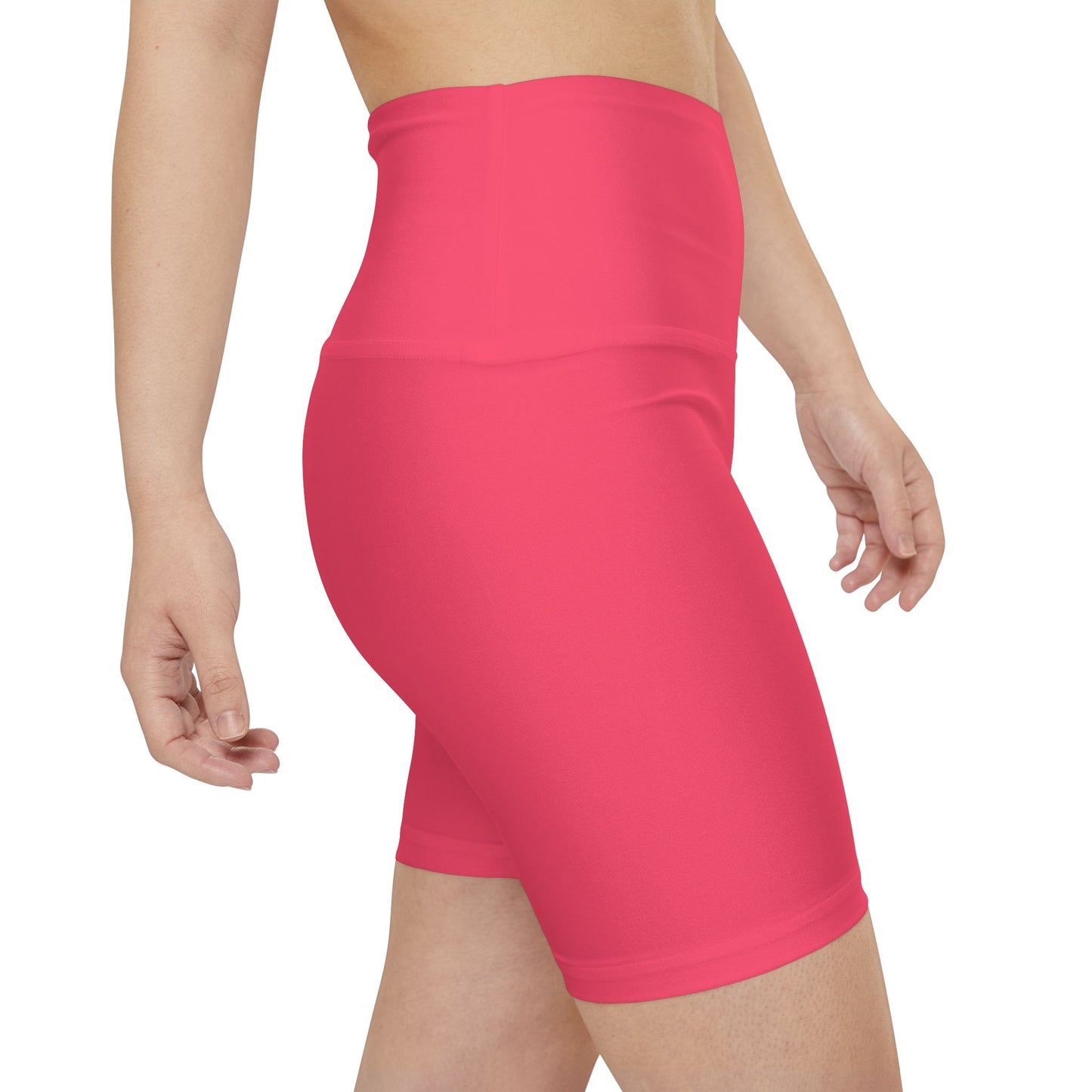 Shorts - Fiery Rose Bold and Passionate Pink-Red Women's Workout Shorts