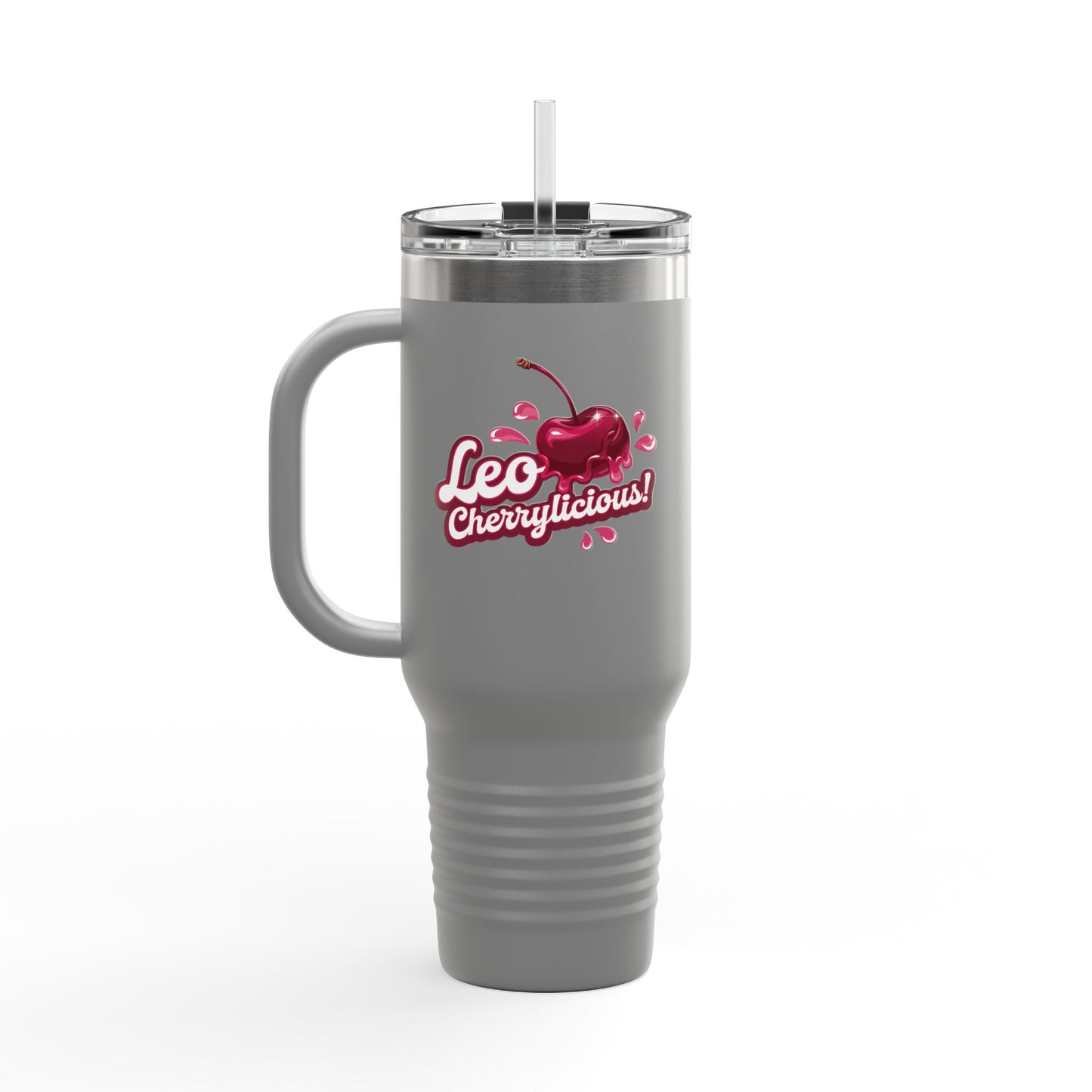 Leo Cherrylicious! – Retro Leo T-Shirt, Mug, Tote & Tumbler | Juicy Zodiac Gift Collection | ONATwear