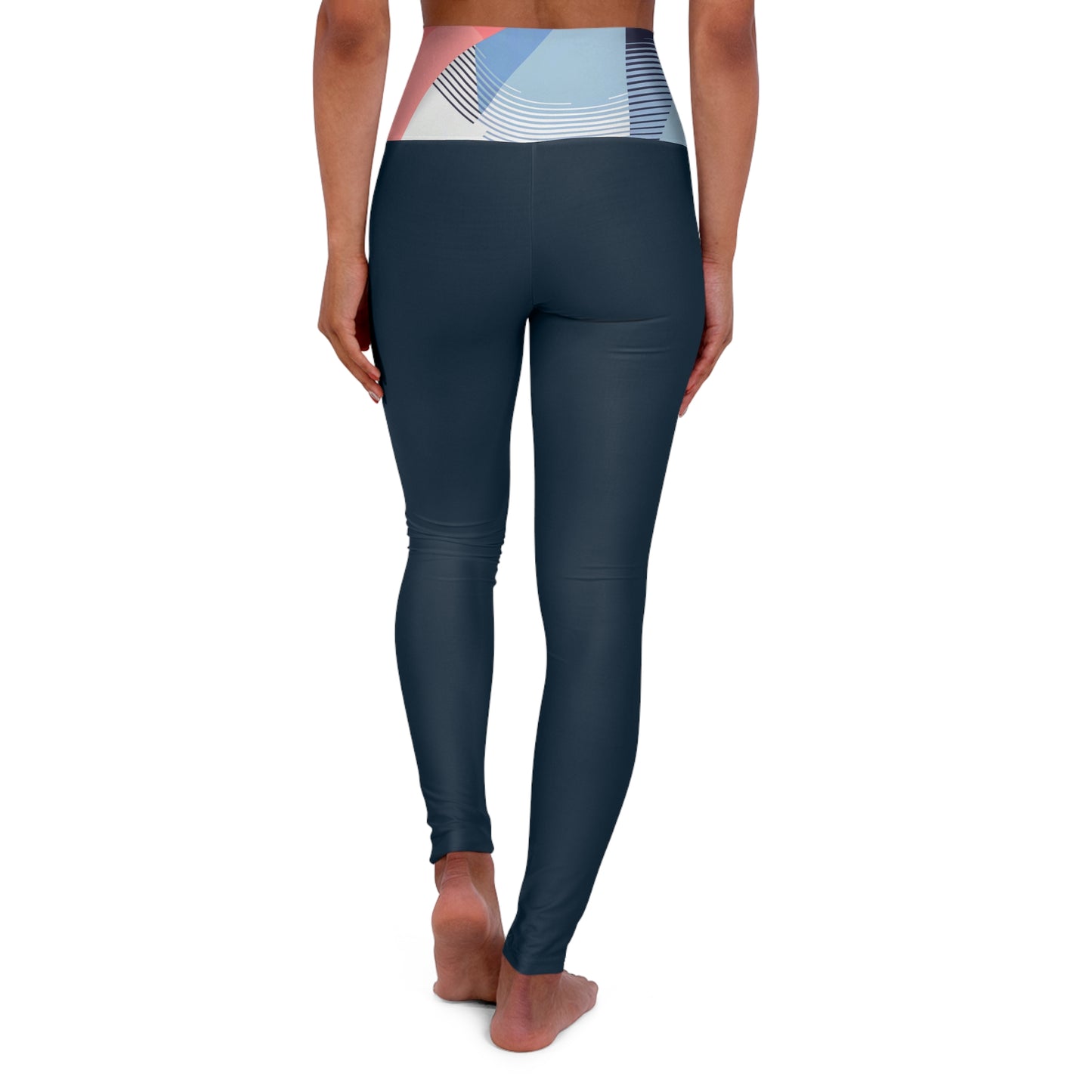 Yoga Leggings Collection - Midnight Navy, Blue Calm & Coral Love Unisex Apparel
