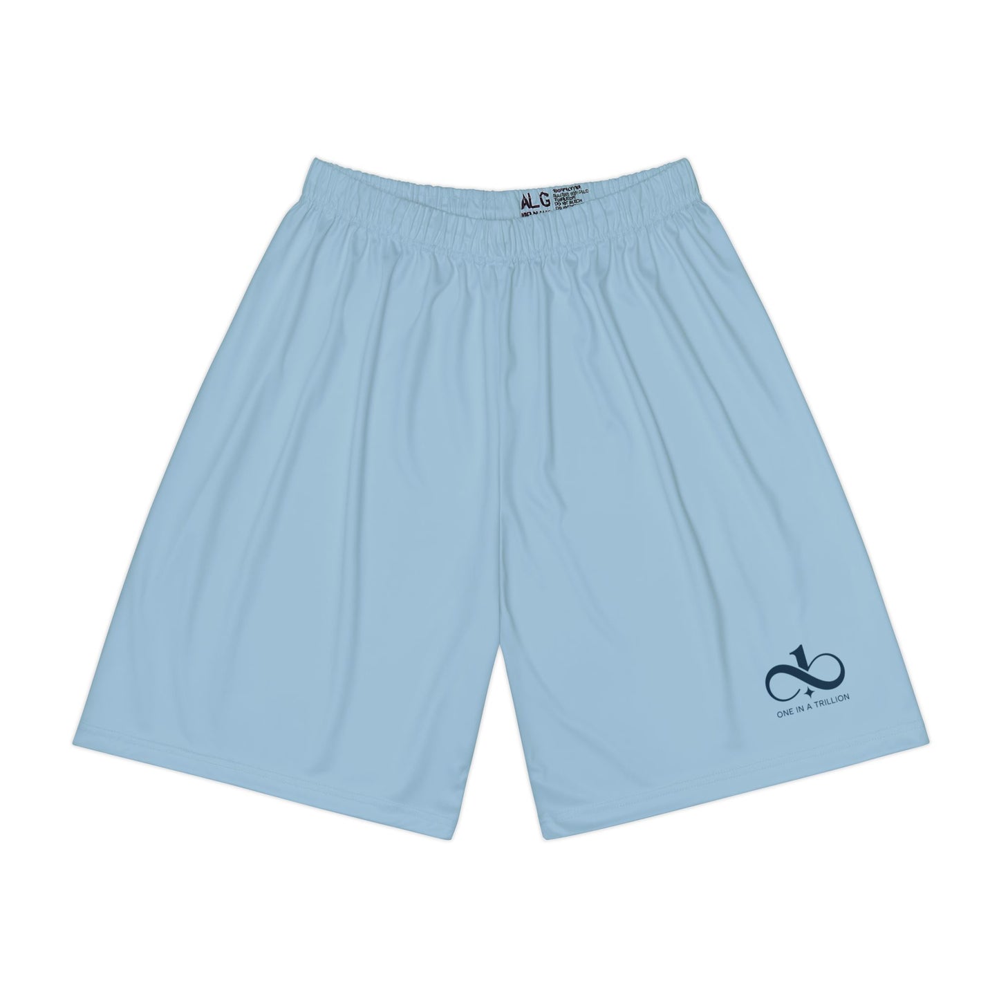 Men’s Sports Shorts-One In A Trillion | Midnight Navy, Blue Calm & Coral Love Apparel Collection – Unisex, Mix & Match