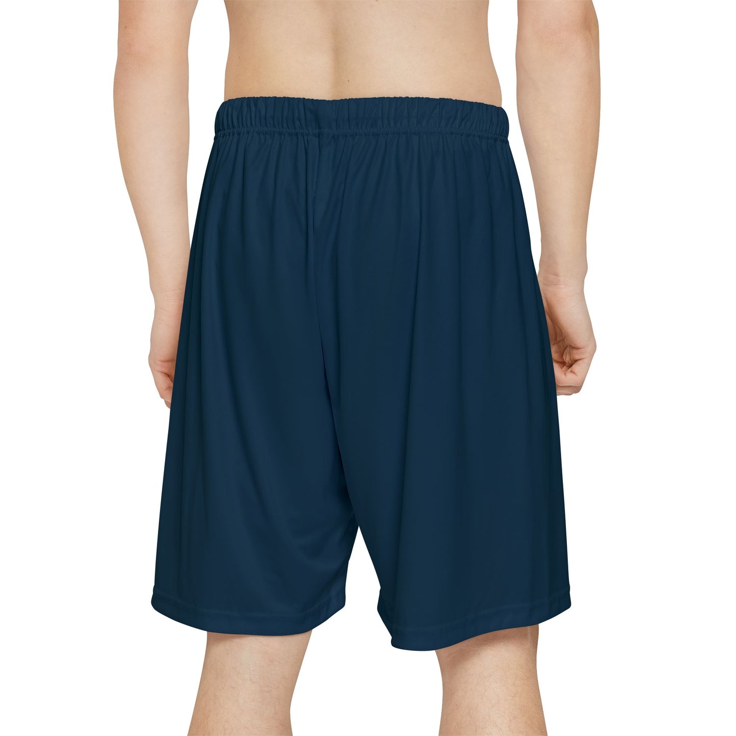 Men’s Sports Shorts-One In A Trillion | Midnight Navy, Blue Calm & Coral Love Apparel Collection – Unisex, Mix & Match