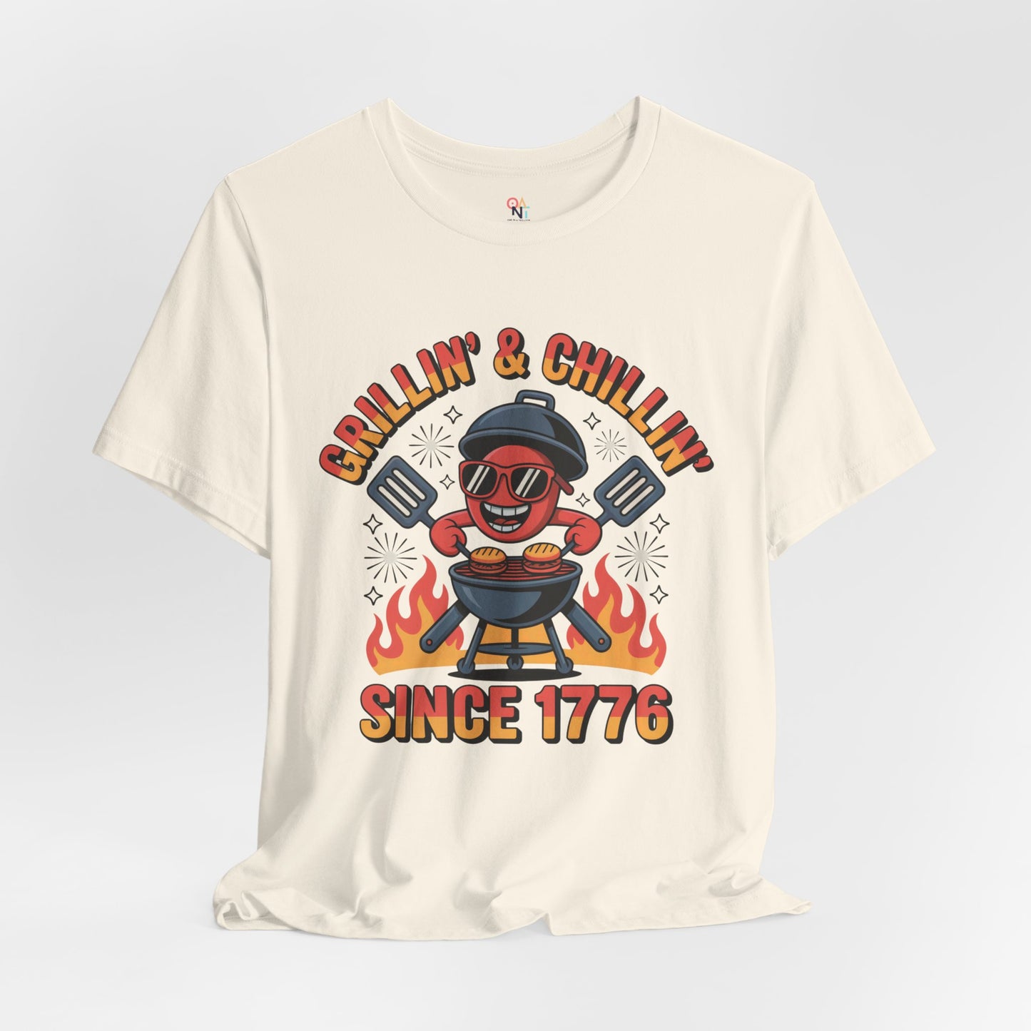 "Grillin’ & Chillin’ Since 1776" BBQ Unisex T-Shirt – Perfect for Summer Parties & Independence Day