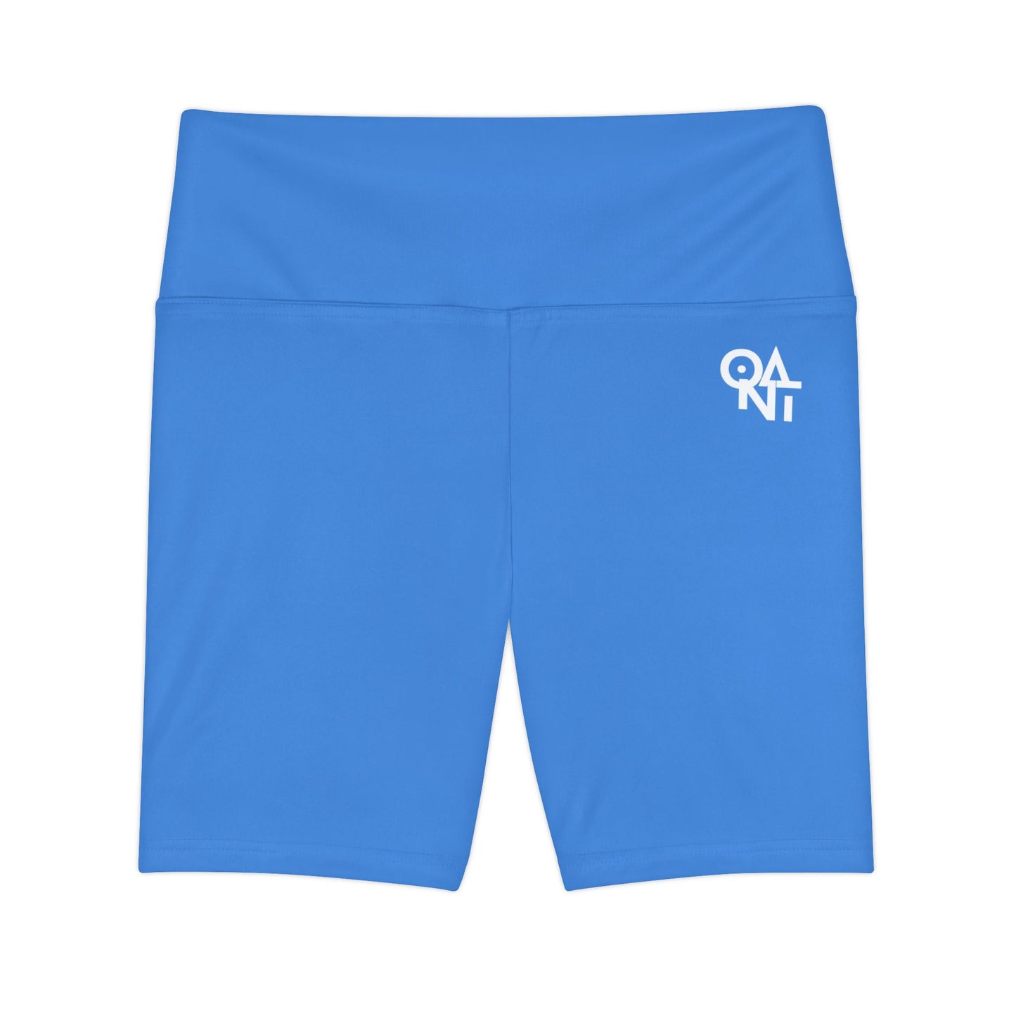 Women's Workout Shorts - Bright Sky Blue Sports Bra for Fitness Enthusiasts and Gym Goers