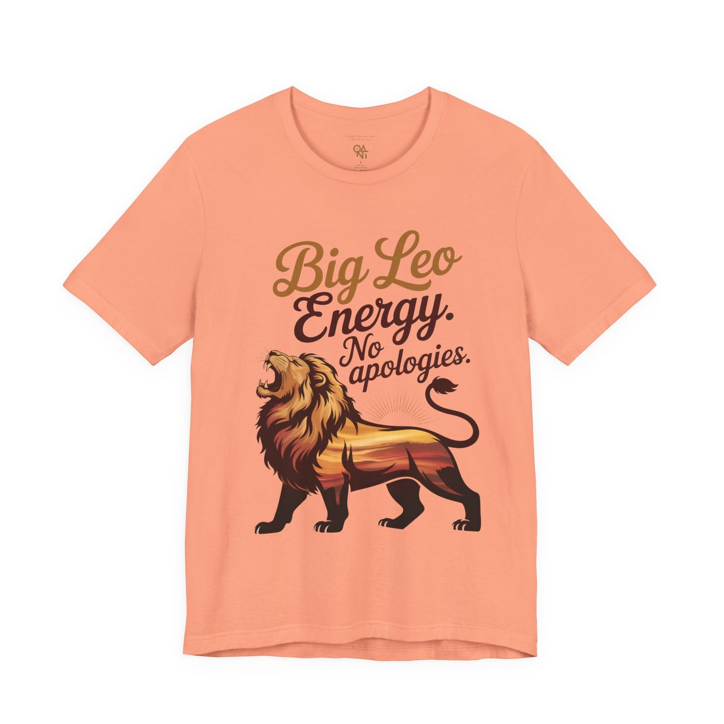 Big Leo Energy Shirt – Bold Astrology Tee for Confident Leos | ONAT Zodiac Collection