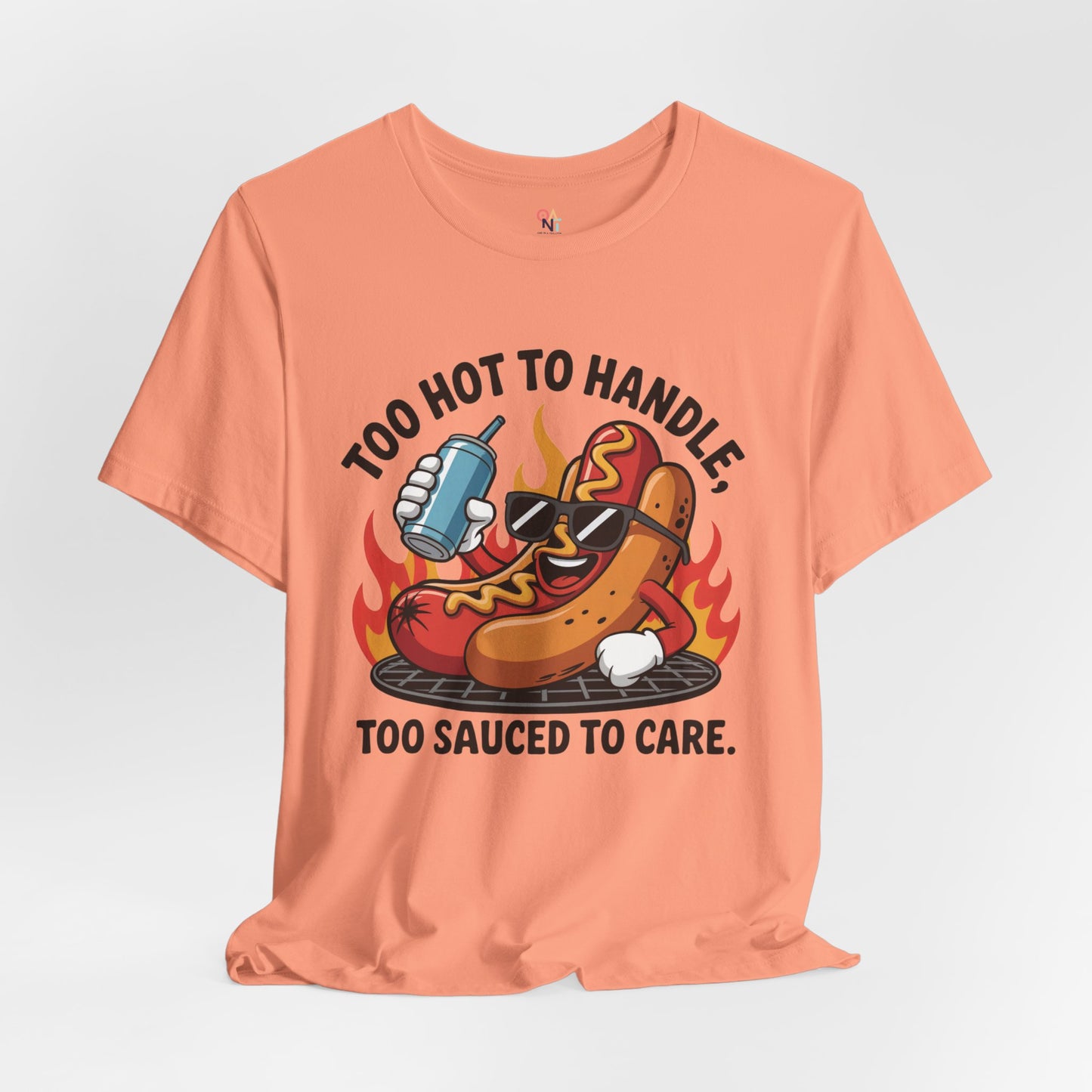 Funny BBQ Hot Dog T-Shirt – Casual Summer Foodie Gift for Cookouts & BBQ Lovers