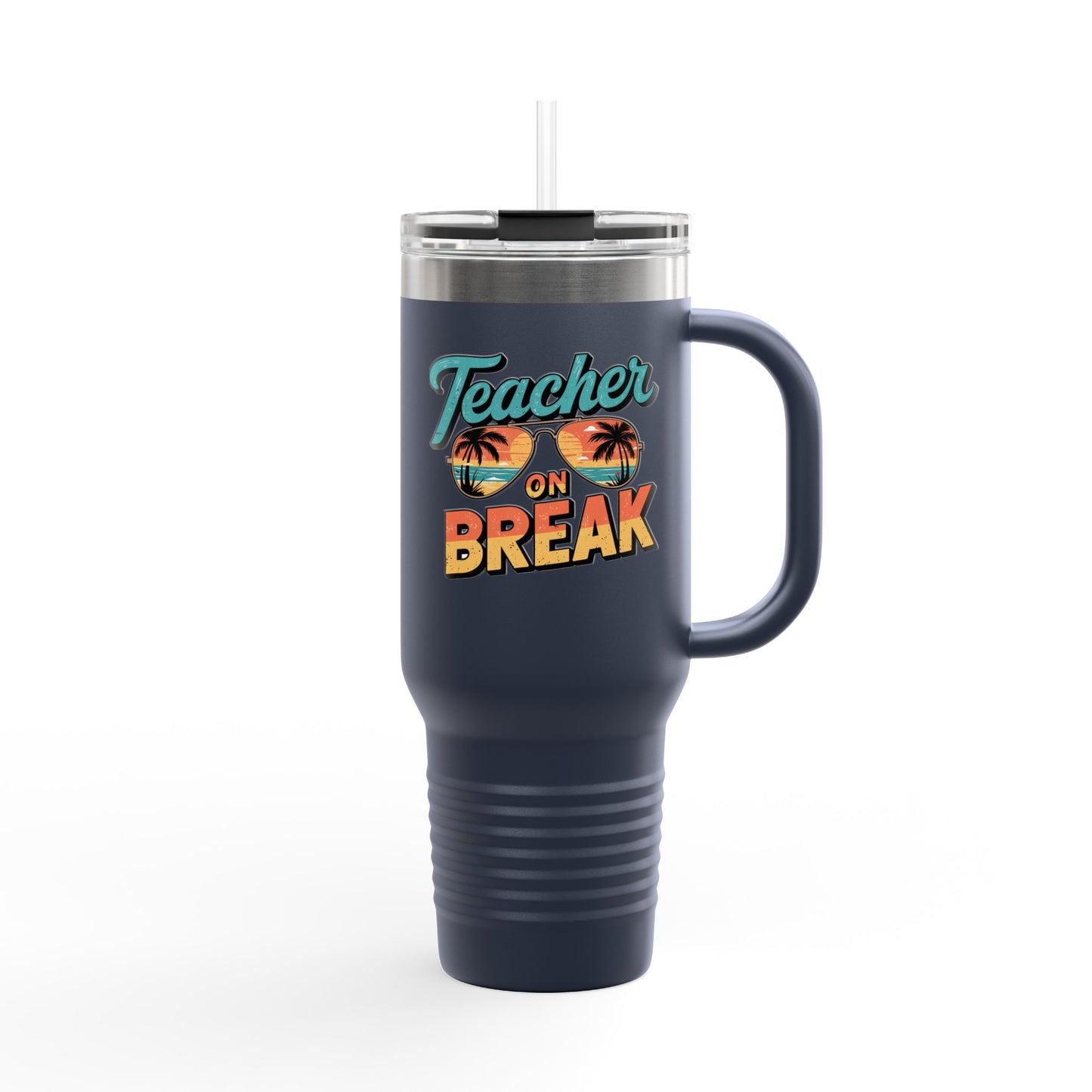 Teacher Life 40oz Travel Mug – Summer Vibes & Back to School Ready!