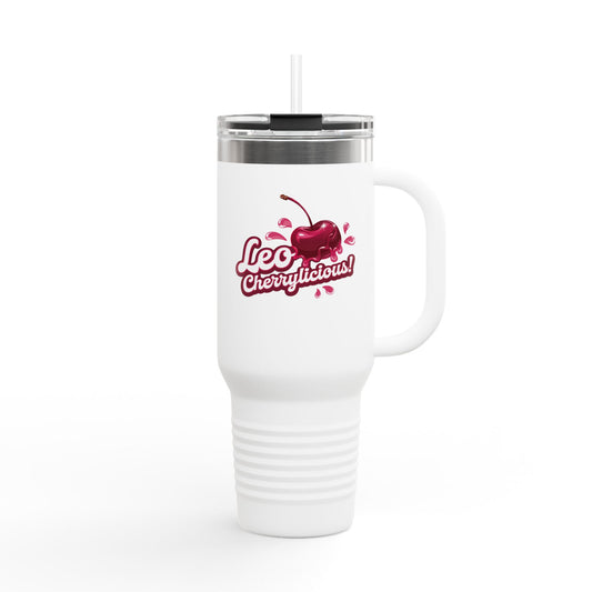 Leo Cherrylicious! – Retro Leo T-Shirt, Mug, Tote & Tumbler | Juicy Zodiac Gift Collection | ONATwear