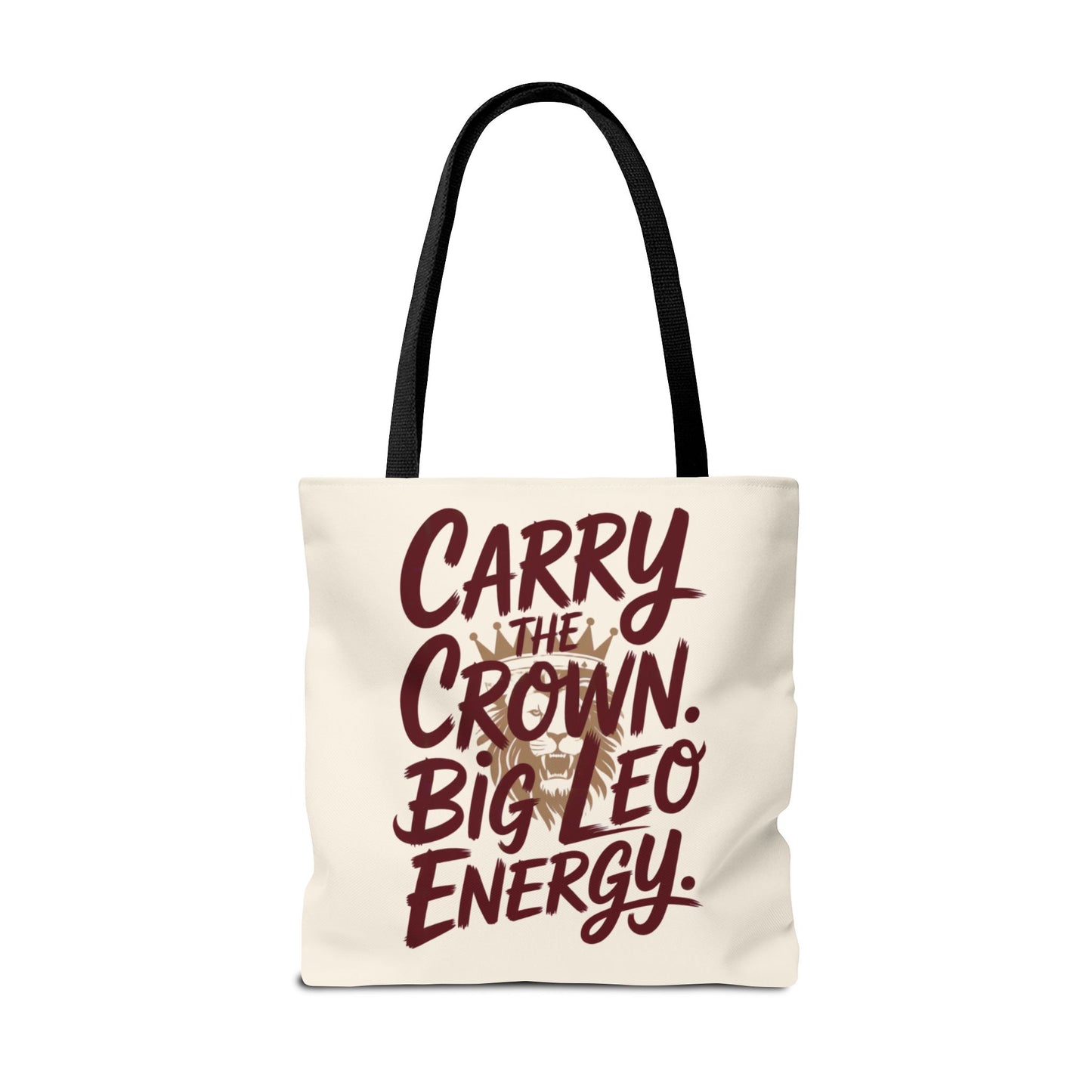 Carry the Crown – Big Leo Energy Tote Bag | Bold Astrology Gift | ONAT LEO Collection