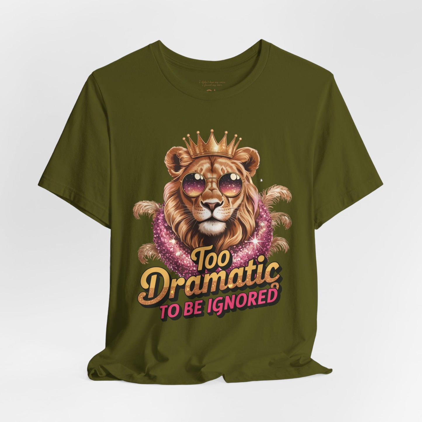Too Dramatic to Be Ignored – Roar Is My Response” Matching T-Shirt, Mug, Tumbler & Tote – Bold Leo Gift Set