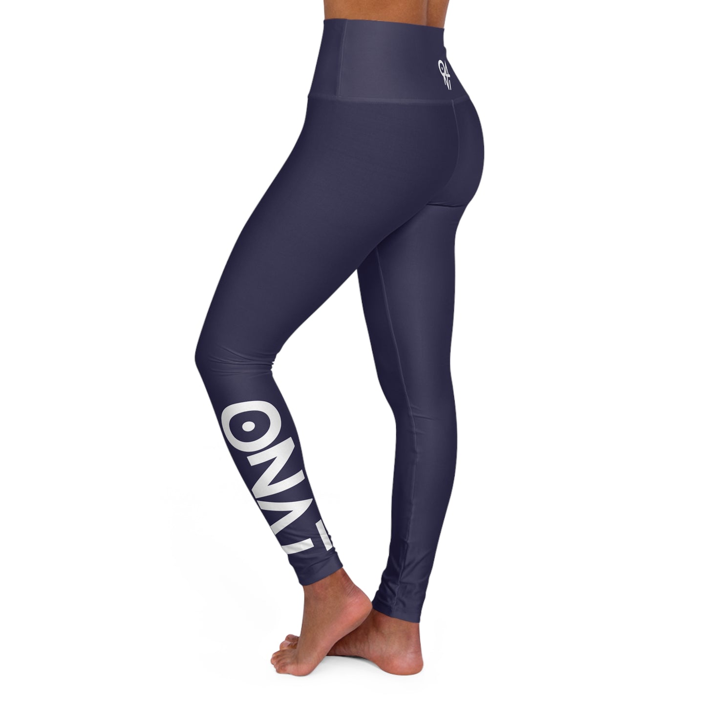 ONAT High Waisted Yoga Leggings – Deep Navy Activewear for Yoga, Fitness & Everyday Comfort