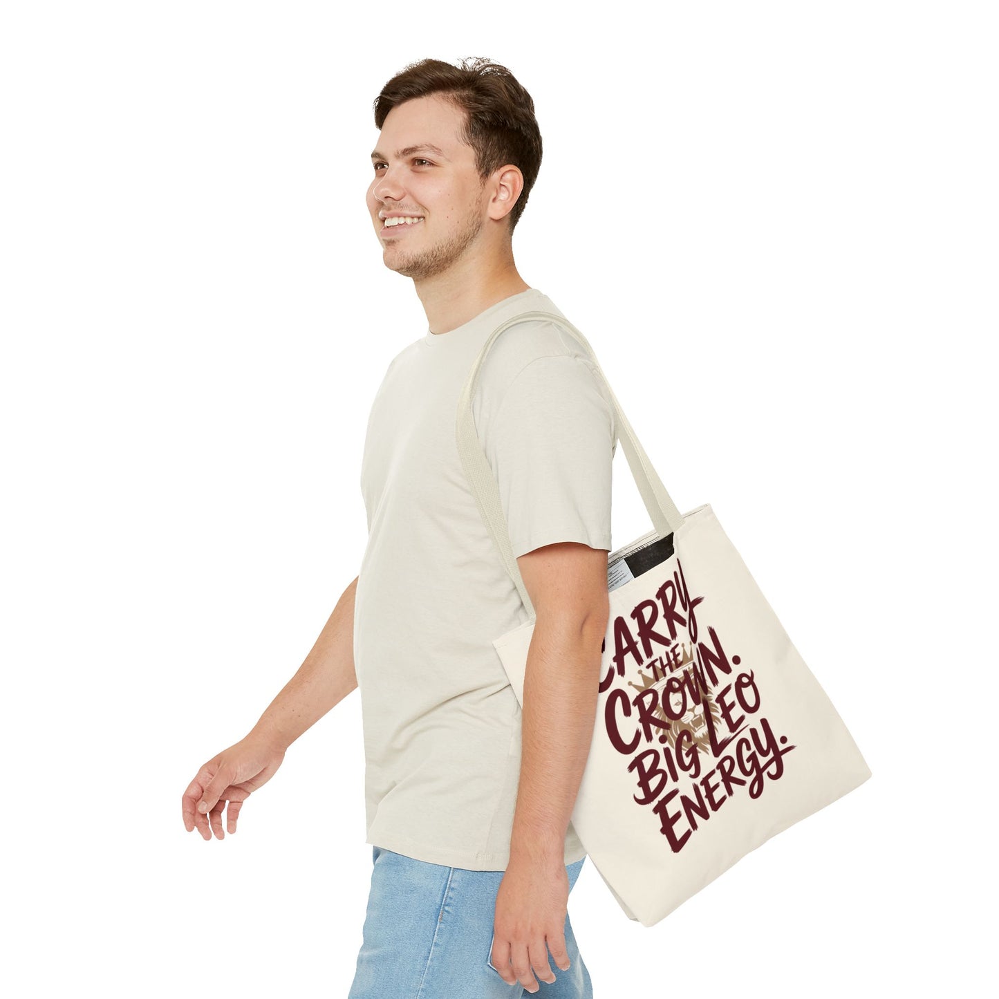 Carry the Crown – Big Leo Energy Tote Bag | Bold Astrology Gift | ONAT LEO Collection