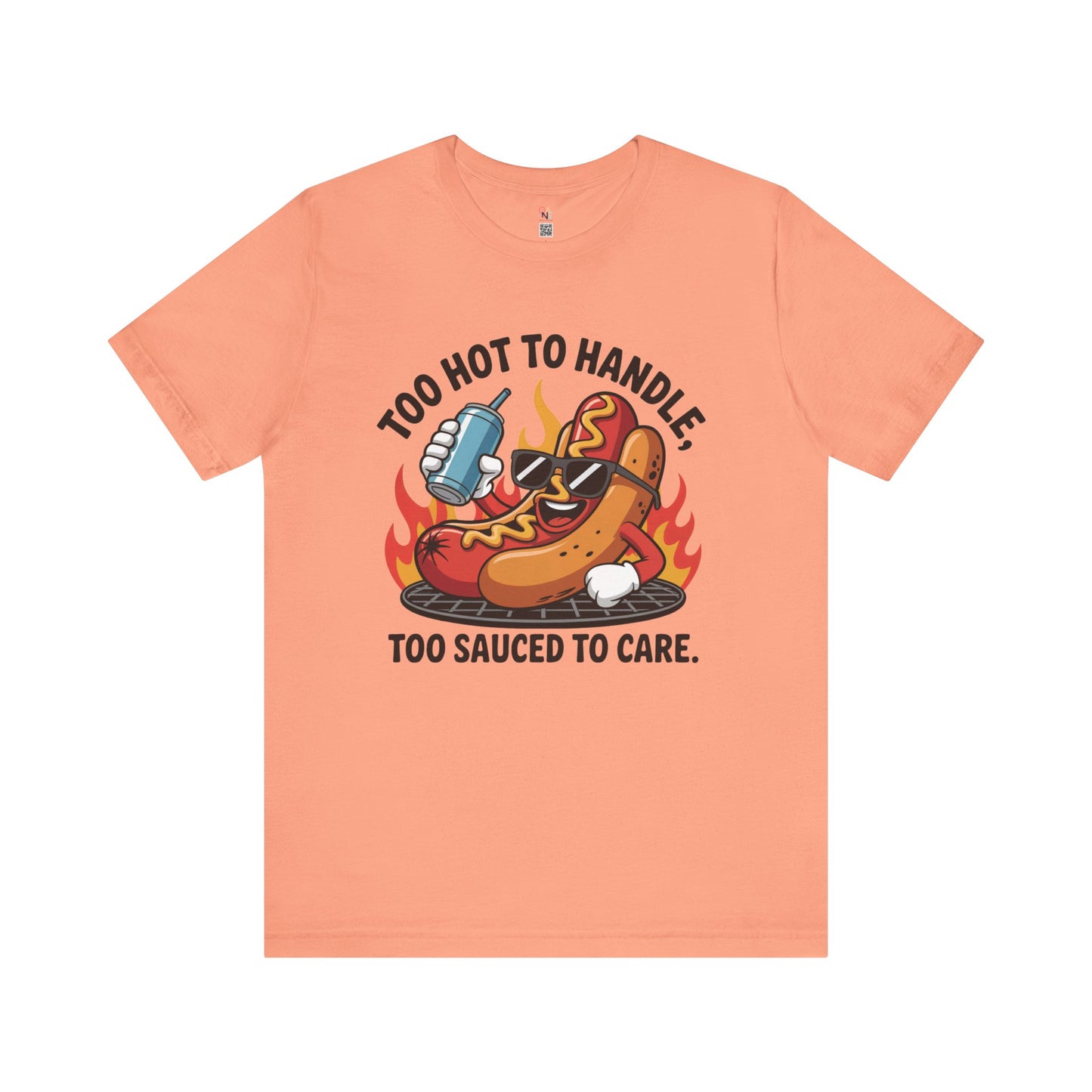 Funny BBQ Hot Dog T-Shirt – Casual Summer Foodie Gift for Cookouts & BBQ Lovers