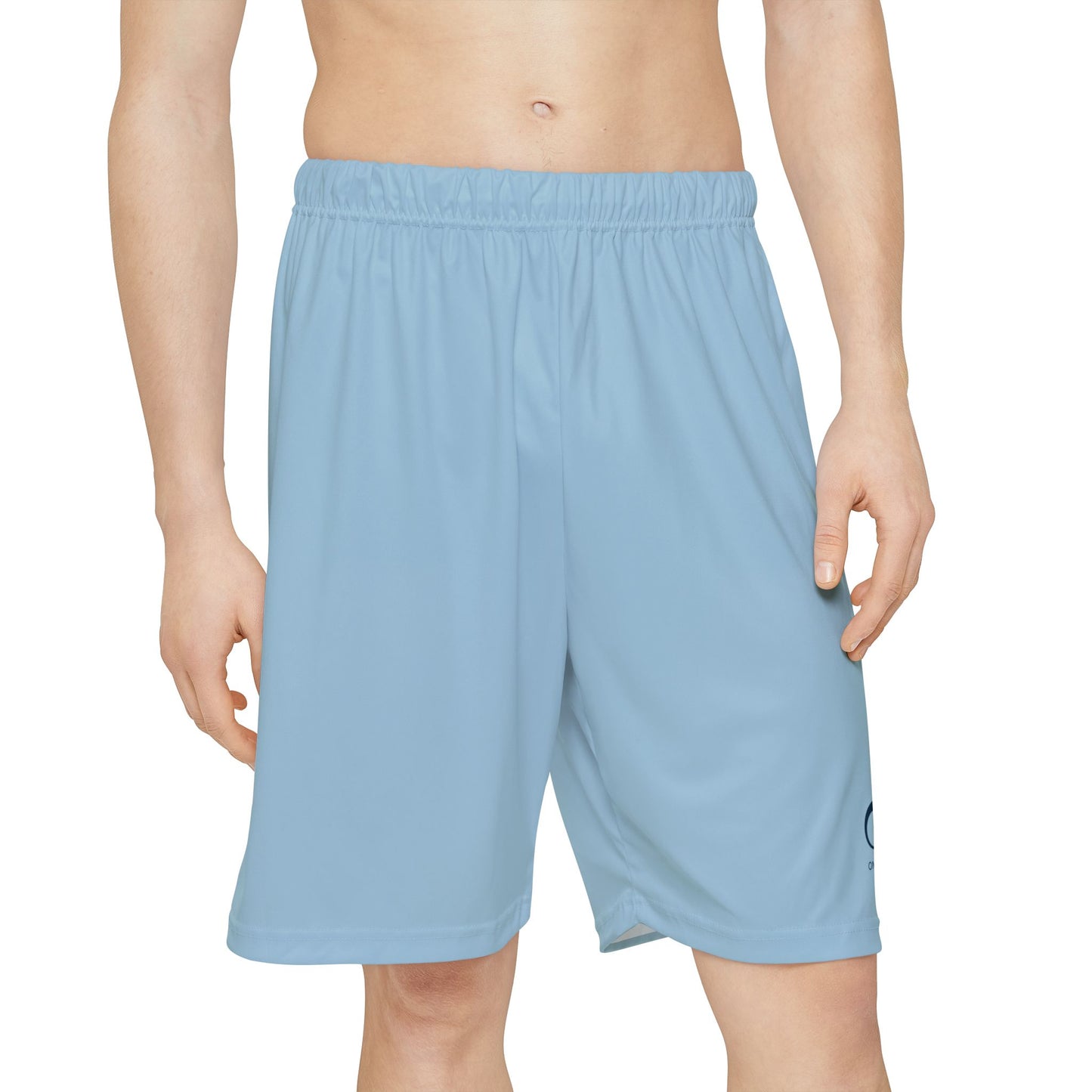 Men’s Sports Shorts-One In A Trillion | Midnight Navy, Blue Calm & Coral Love Apparel Collection – Unisex, Mix & Match