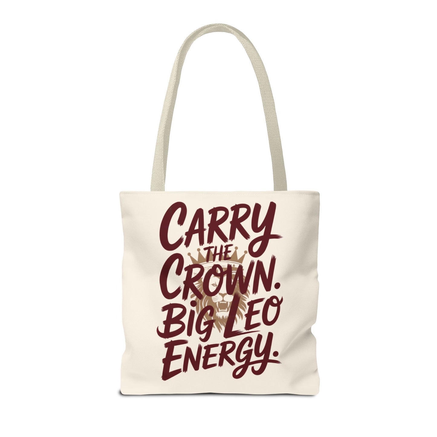 Carry the Crown – Big Leo Energy Tote Bag | Bold Astrology Gift | ONAT LEO Collection