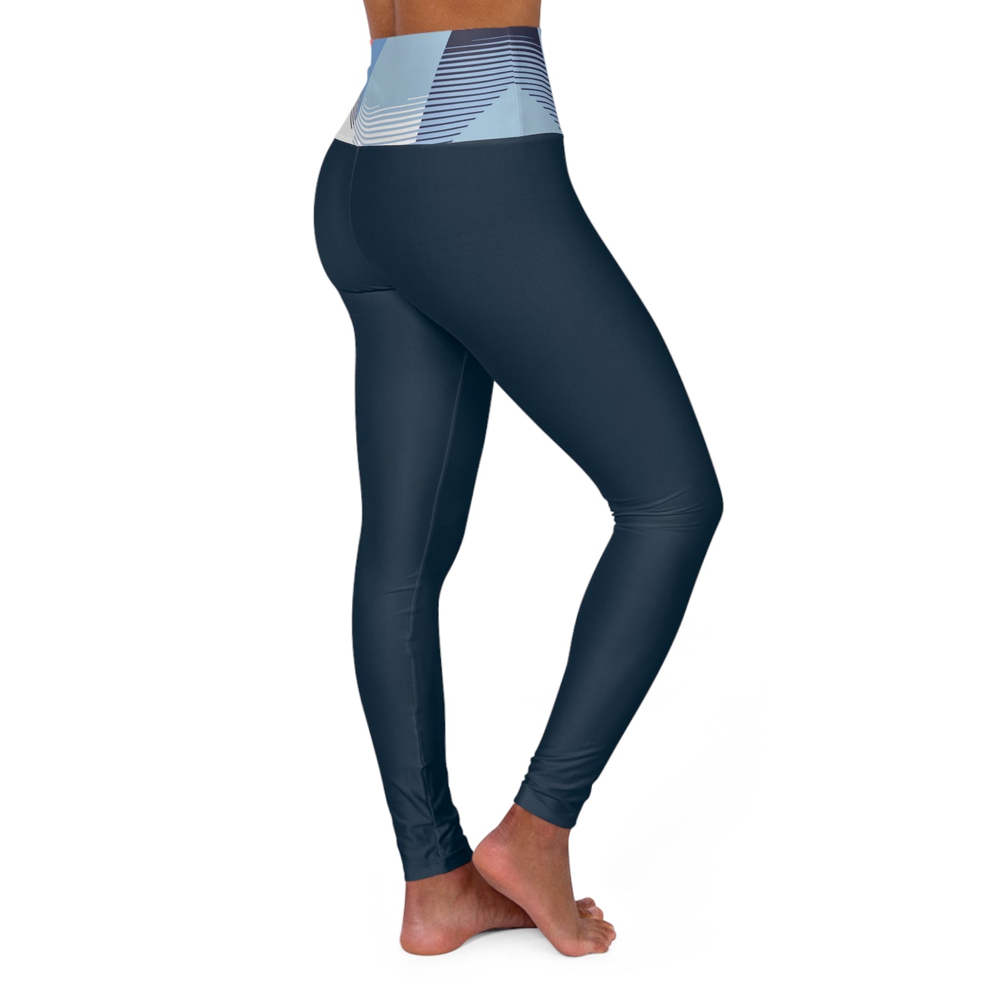 Yoga Leggings Collection - Midnight Navy, Blue Calm & Coral Love Unisex Apparel