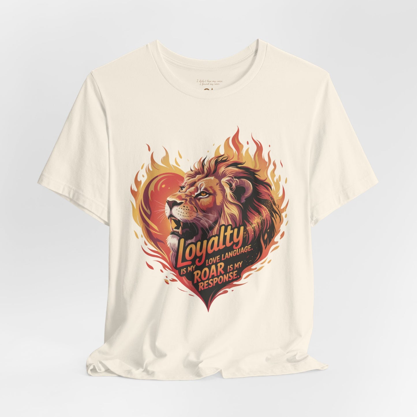Leo Gift Set – “Loyalty Is My Love Language. Roar Is My Response.” T-Shirt, Mug, Tumbler & Tote for Leos