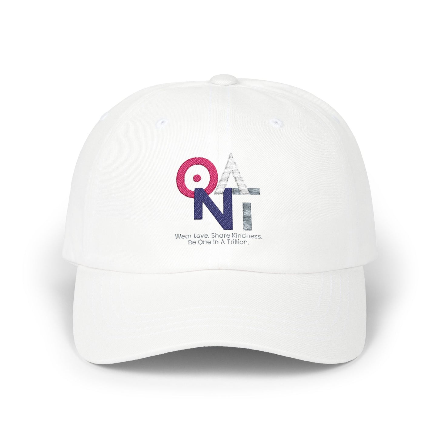 Inspiring Classic Dad Cap - 'Wear Love. Share Kindness. Be One In A Trillion. Adjustable Hat