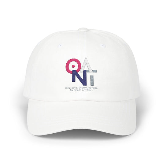 Inspiring Classic Dad Cap - 'Wear Love. Share Kindness. Be One In A Trillion. Adjustable Hat