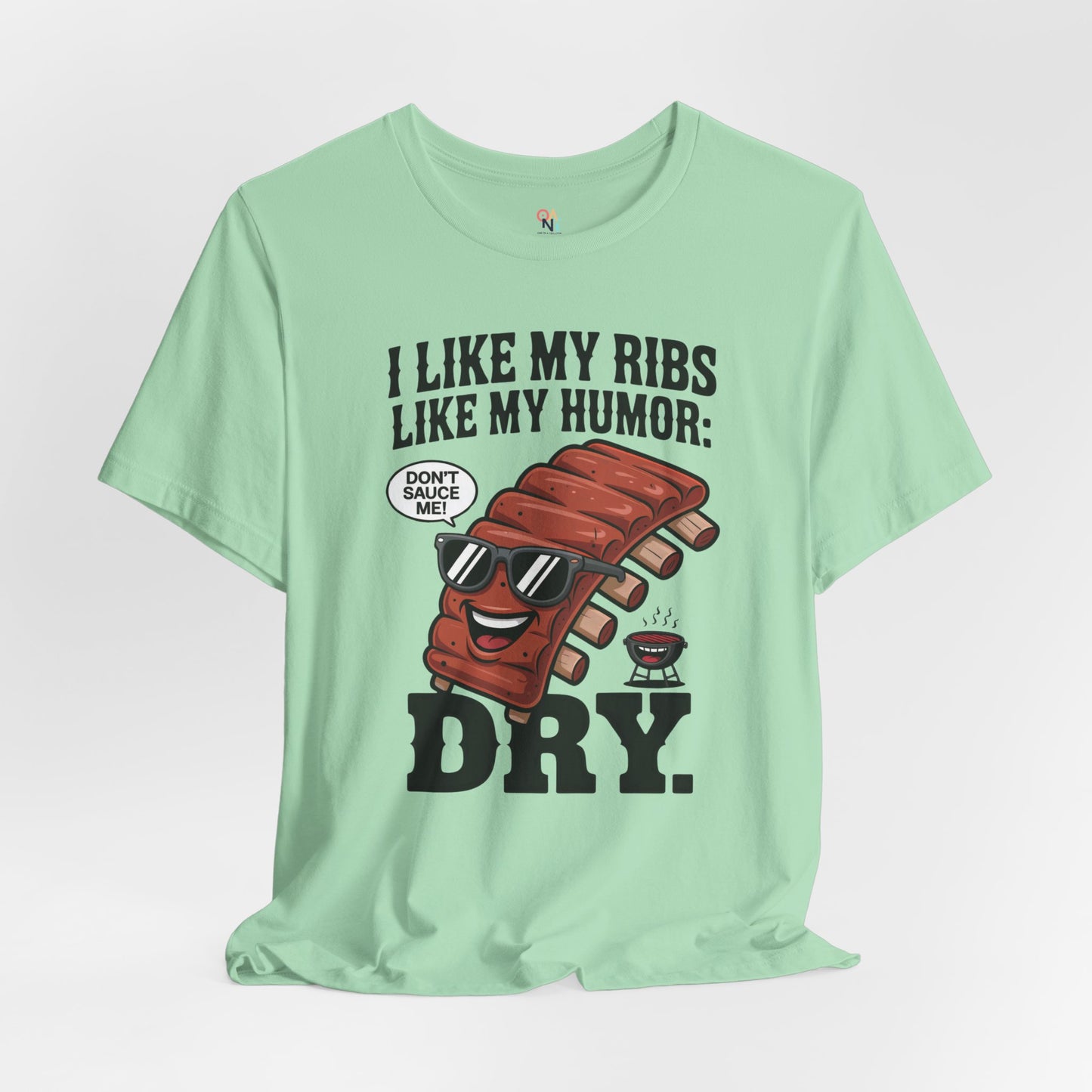 Funny BBQ Ribs Humor T-Shirt – Unisex Summer Grill Master Tee for Foodies & Parties