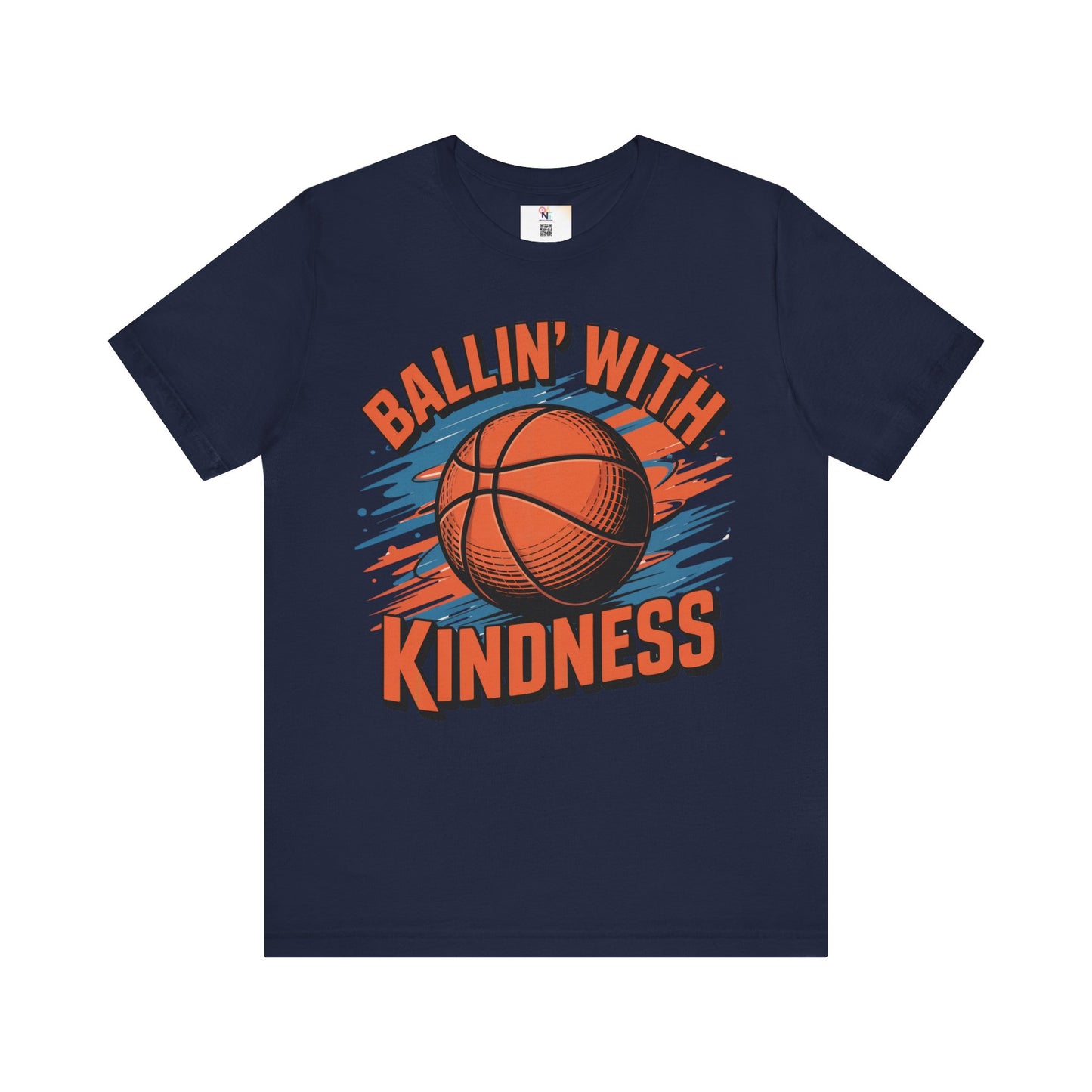 Ballin' with Kindness Unisex T-Shirt, Motivational Basketball Tee