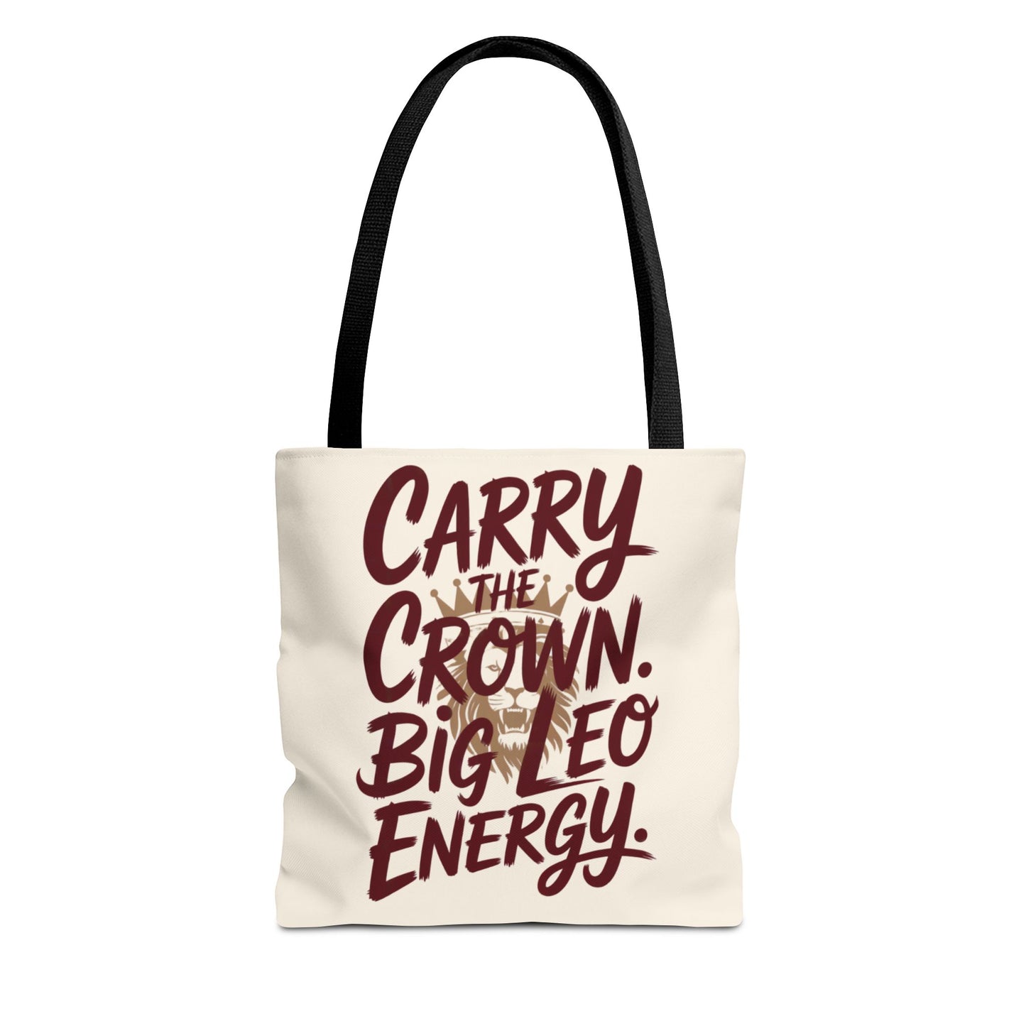 Carry the Crown – Big Leo Energy Tote Bag | Bold Astrology Gift | ONAT LEO Collection