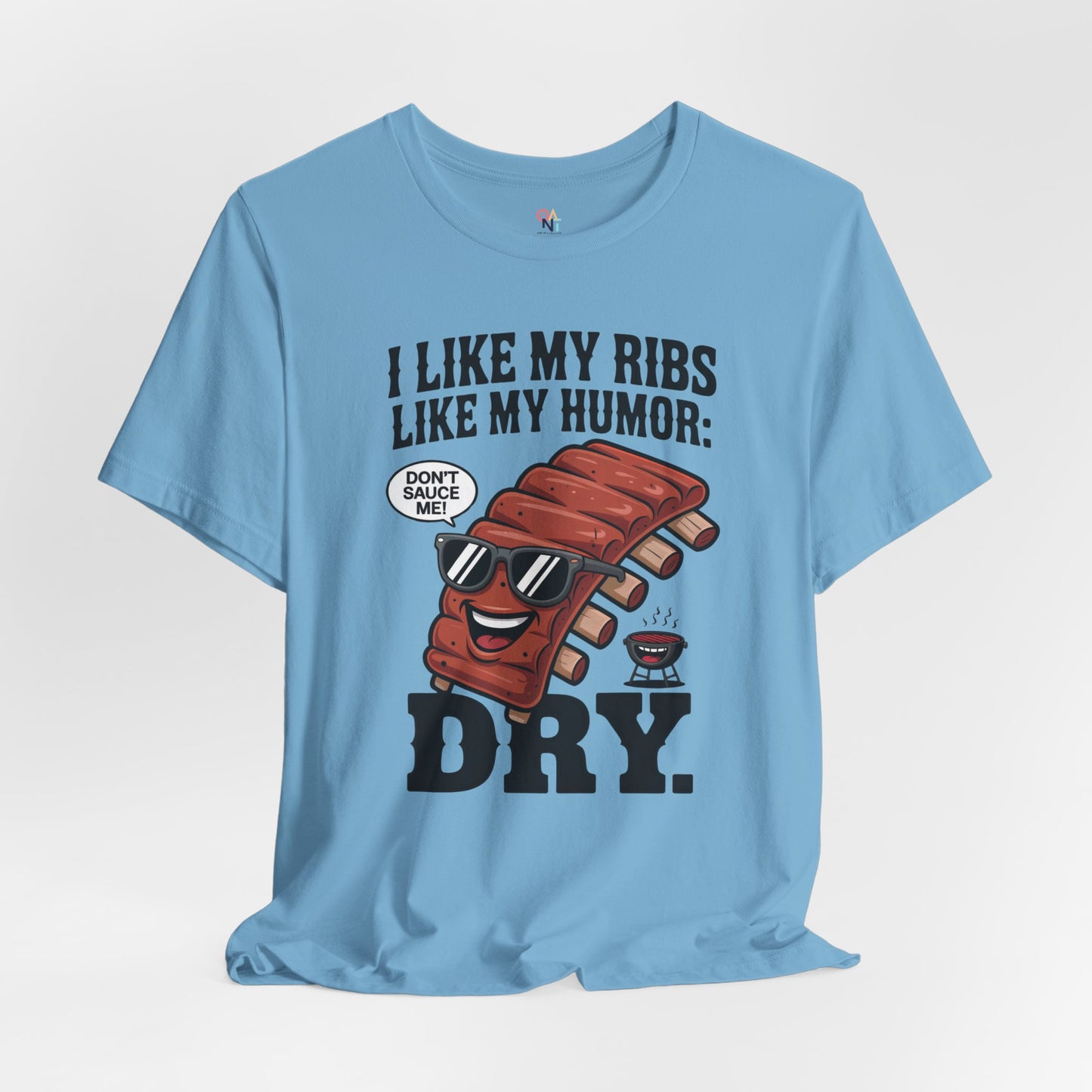 Funny BBQ Ribs Humor T-Shirt – Unisex Summer Grill Master Tee for Foodies & Parties
