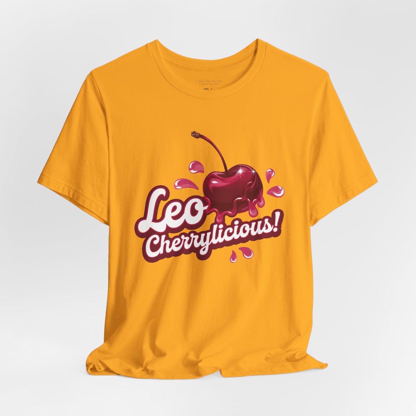 Leo Cherrylicious! – Retro Leo T-Shirt, Mug, Tote & Tumbler | Juicy Zodiac Gift Collection | ONATwear