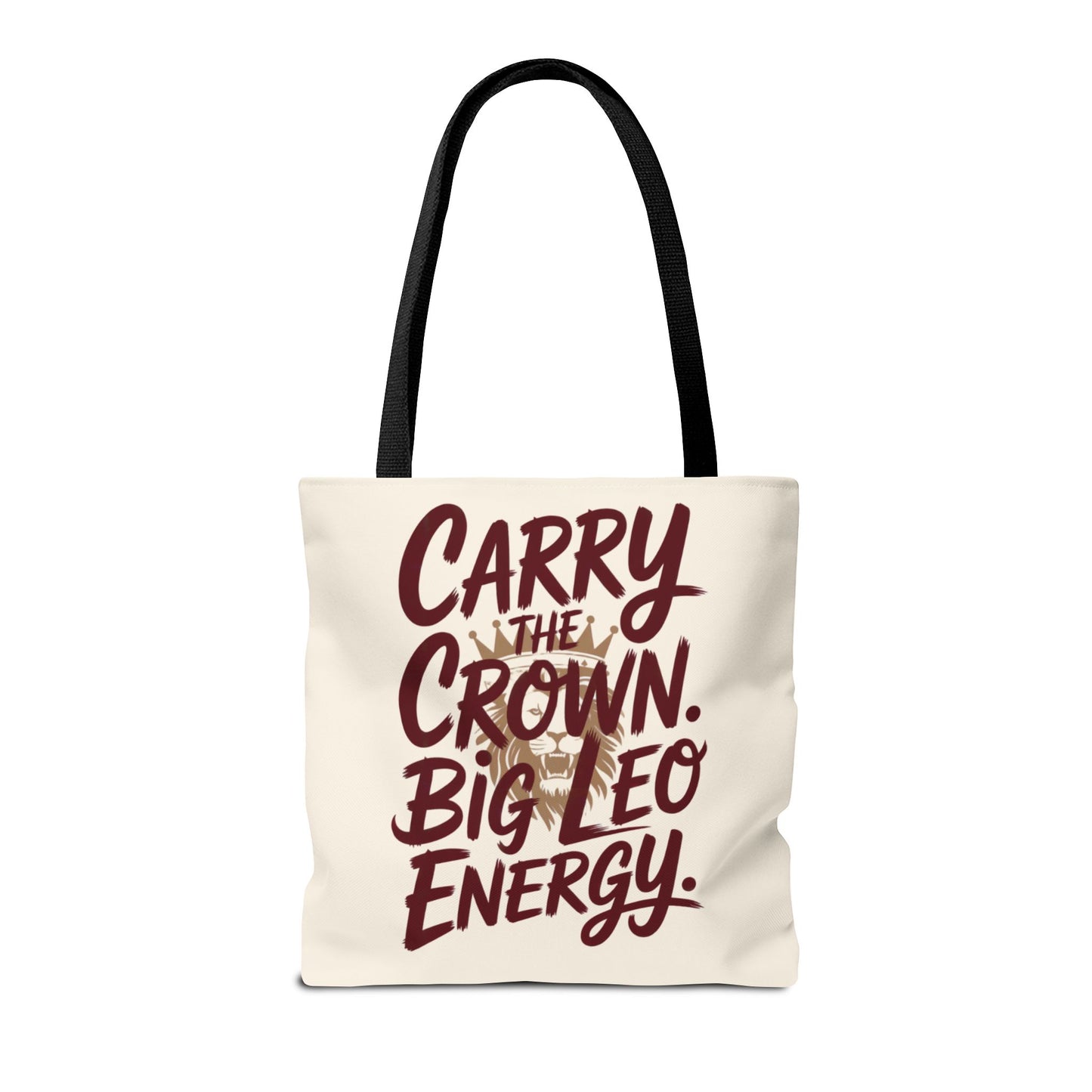 Carry the Crown – Big Leo Energy Tote Bag | Bold Astrology Gift | ONAT LEO Collection