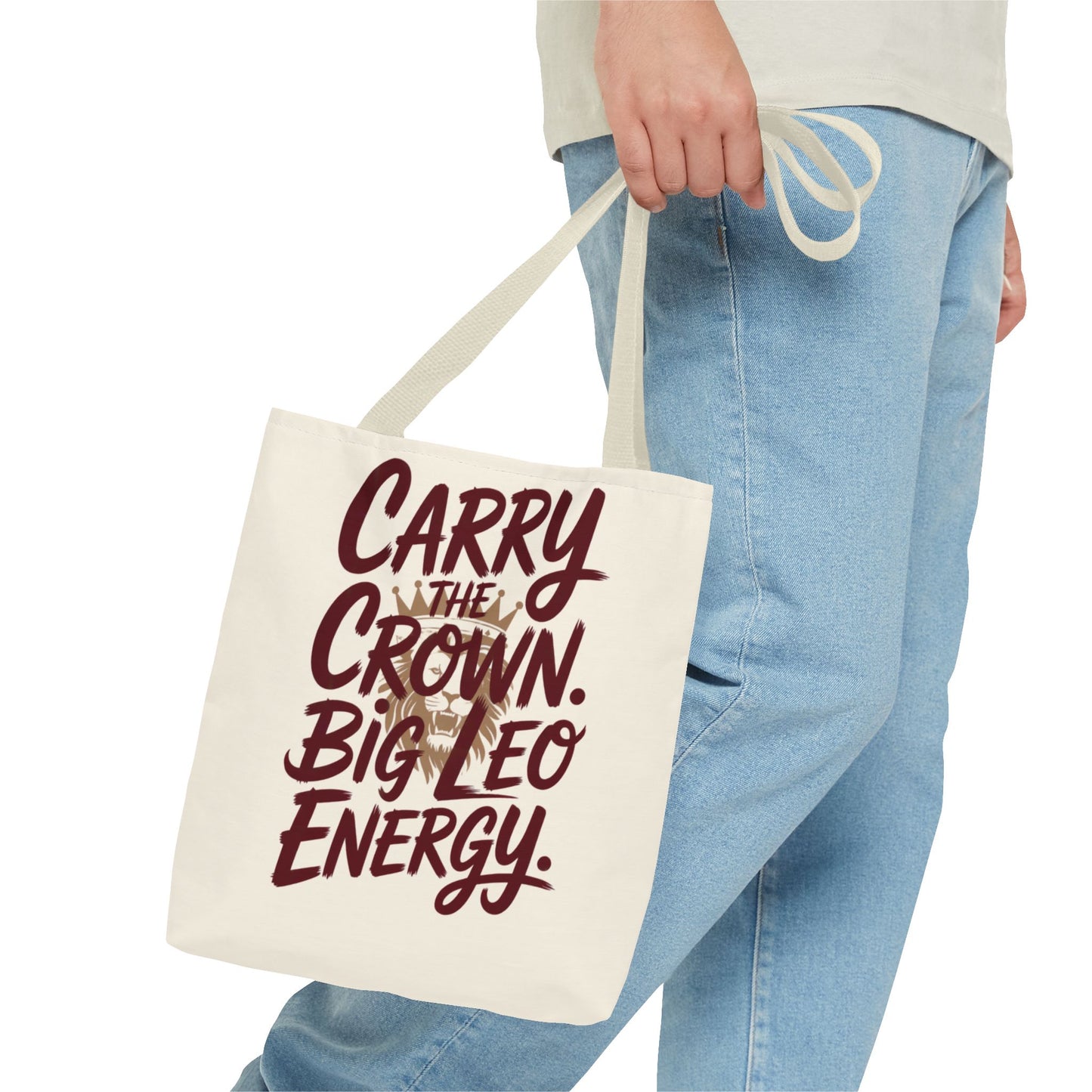 Carry the Crown – Big Leo Energy Tote Bag | Bold Astrology Gift | ONAT LEO Collection
