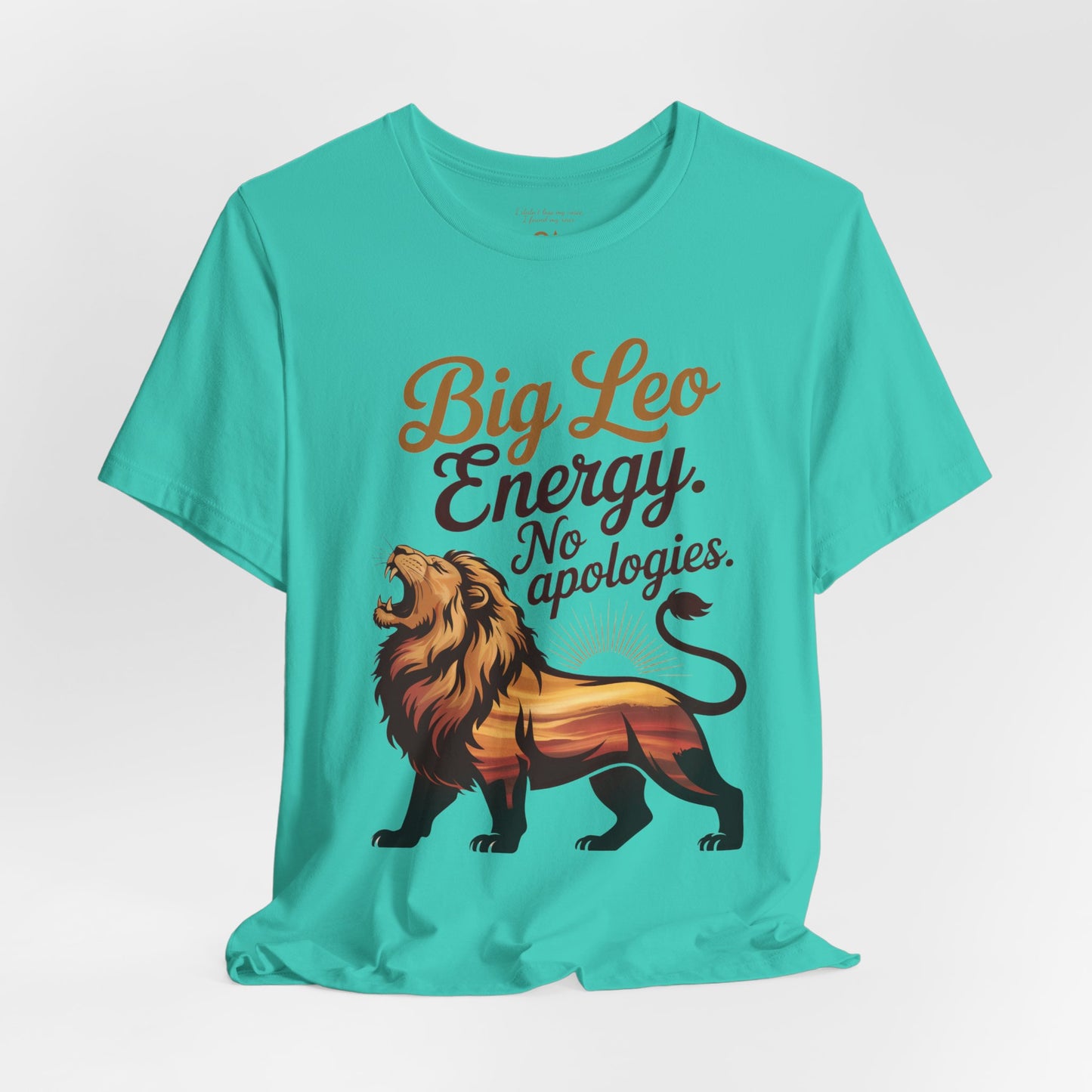 Big Leo Energy Shirt – Bold Astrology Tee for Confident Leos | ONAT Zodiac Collection