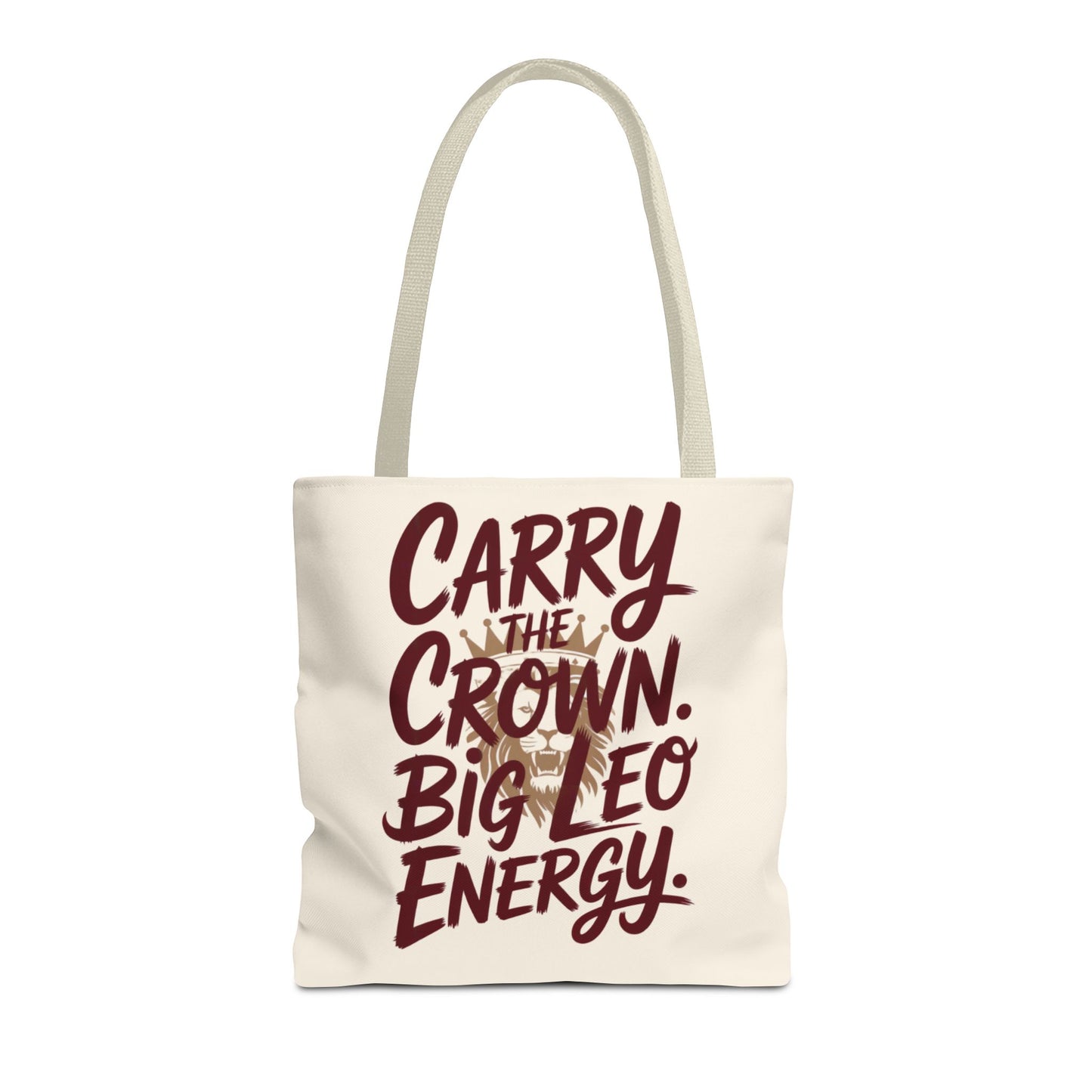 Carry the Crown – Big Leo Energy Tote Bag | Bold Astrology Gift | ONAT LEO Collection